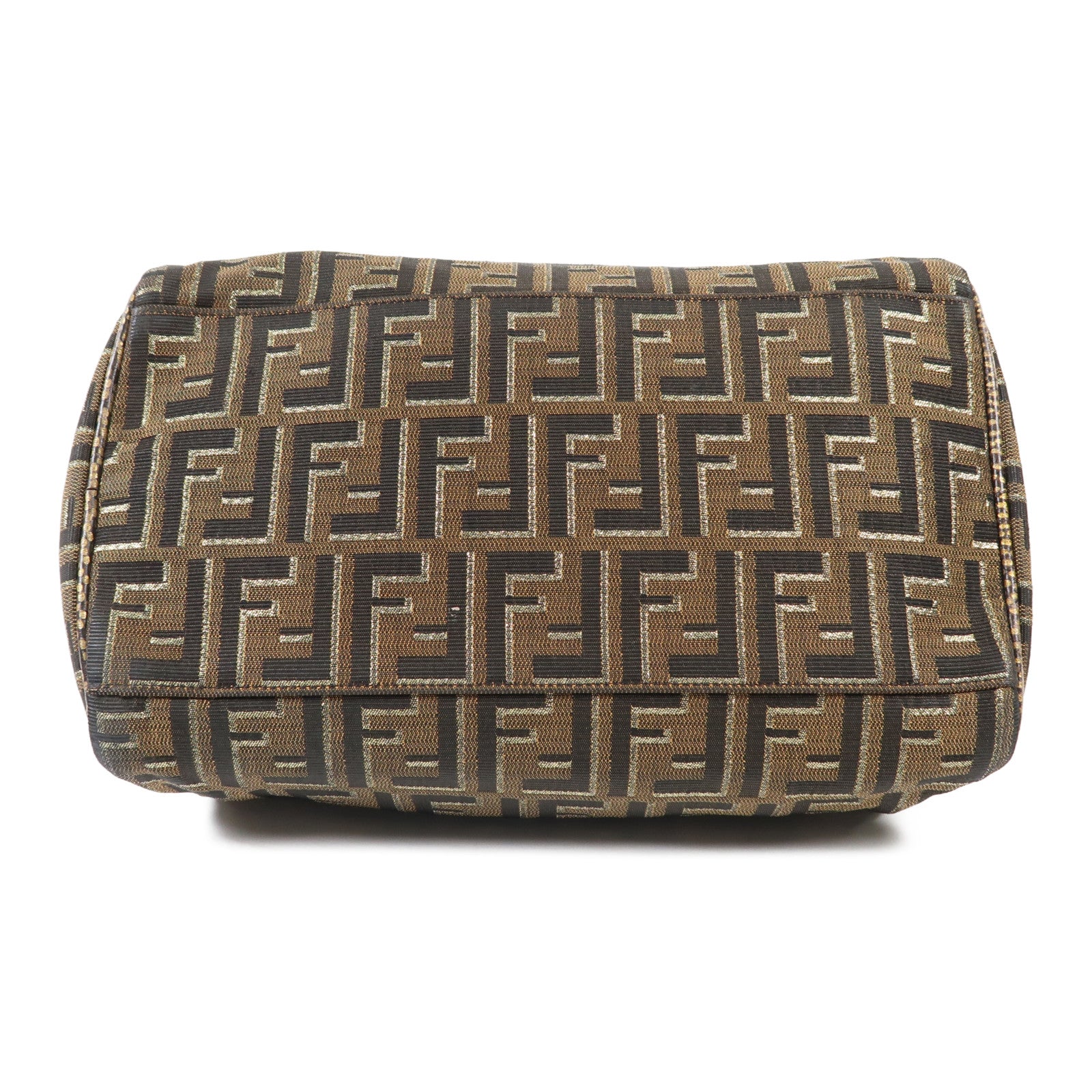 FENDI 帆布Shoulder Bag金扣肩背袋