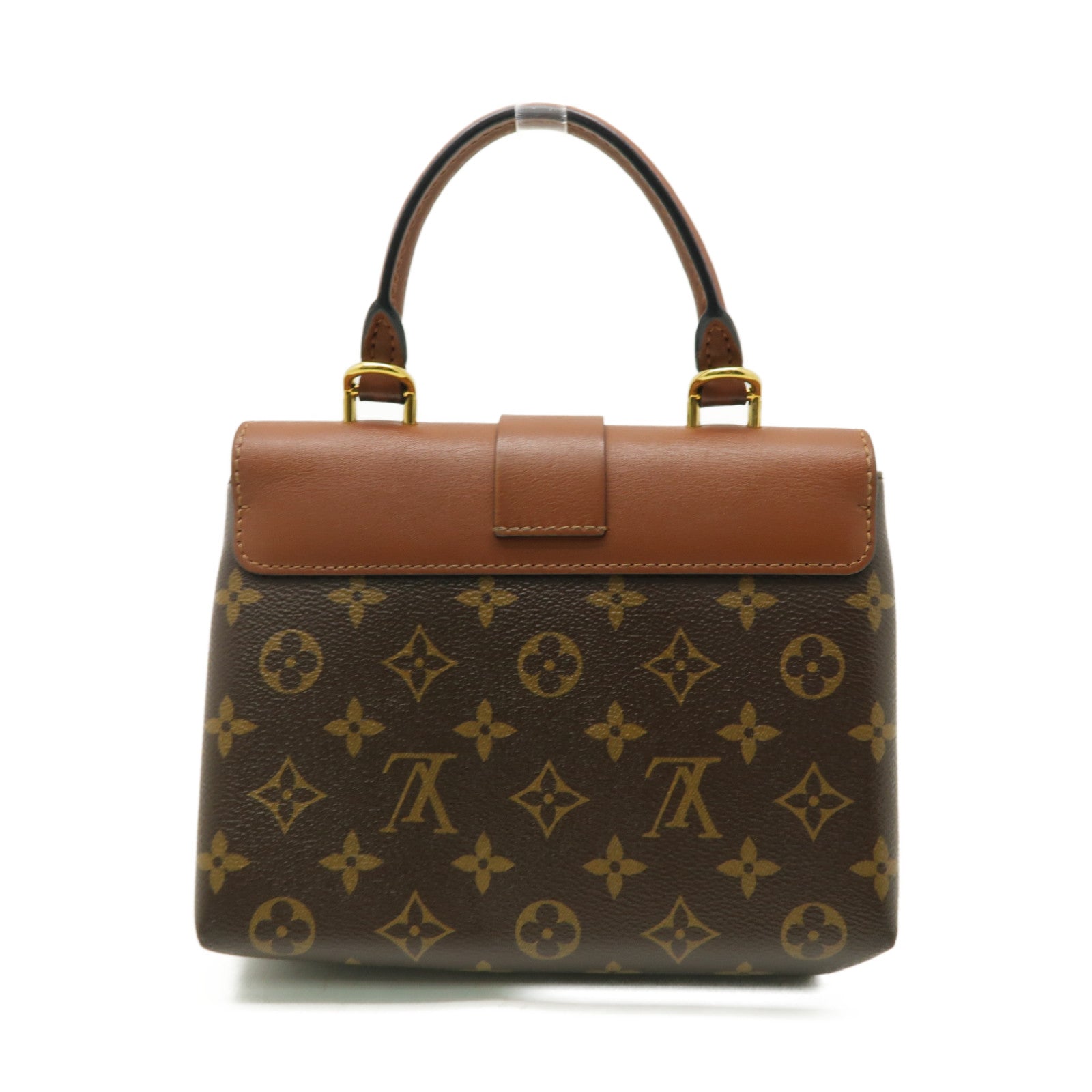 LOUIS VUITTON 【激減優惠】Monogram Locky BB金扣手挽肩背兩用袋棕色