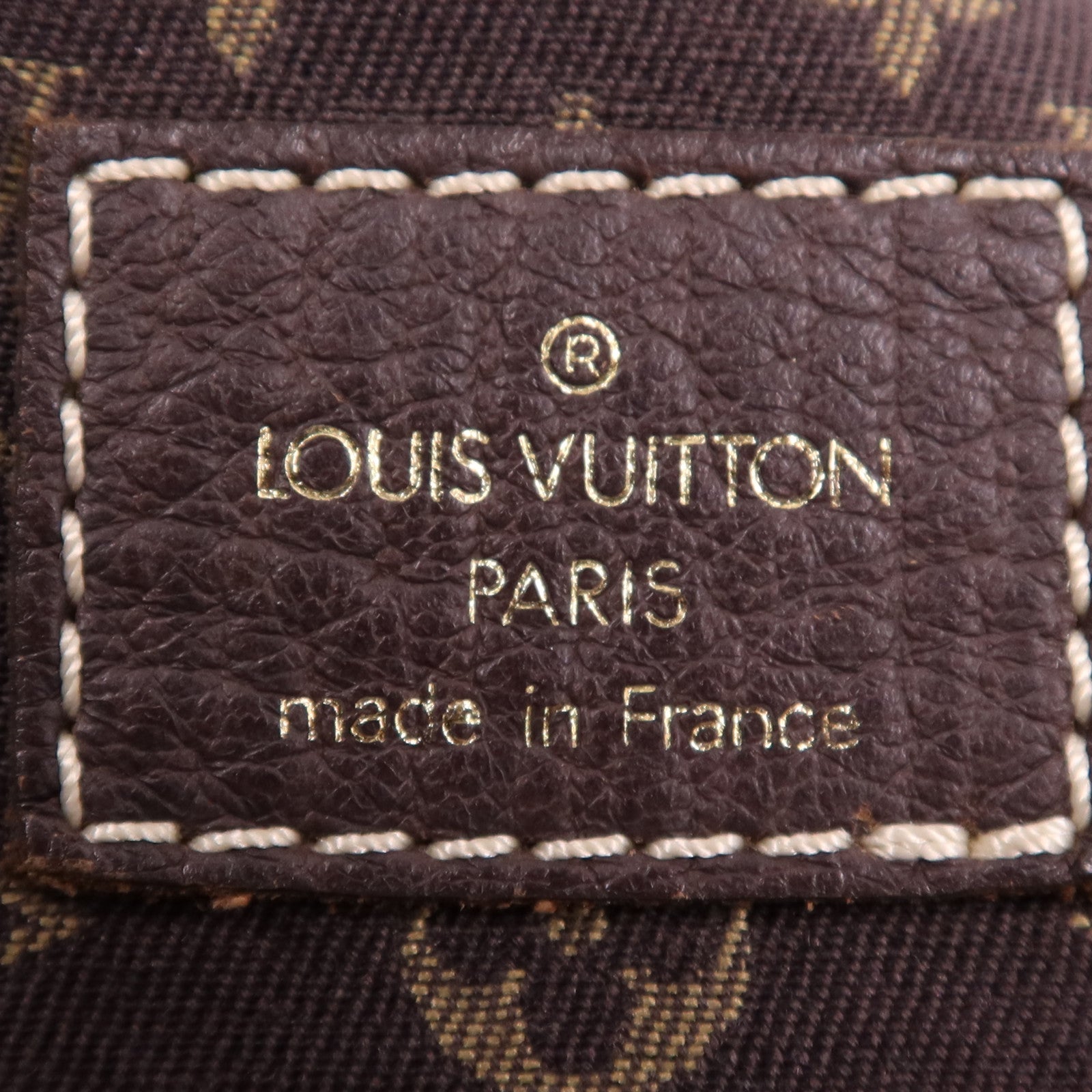 LOUIS VUITTON Monogram Mini Lin Saumur 30金扣肩背袋