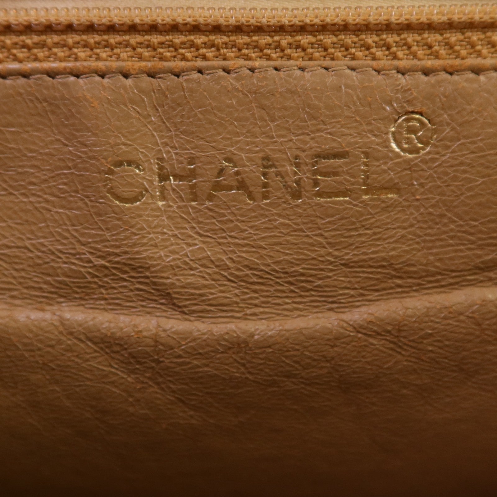 CHANEL 【激減優惠】牛皮皮革Vintage Hand Bag金扣手挽袋
