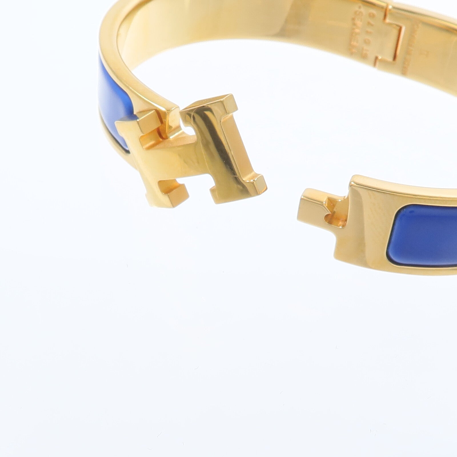 HERMES 金屬/琺瑯Clic H Bracelet手鐲