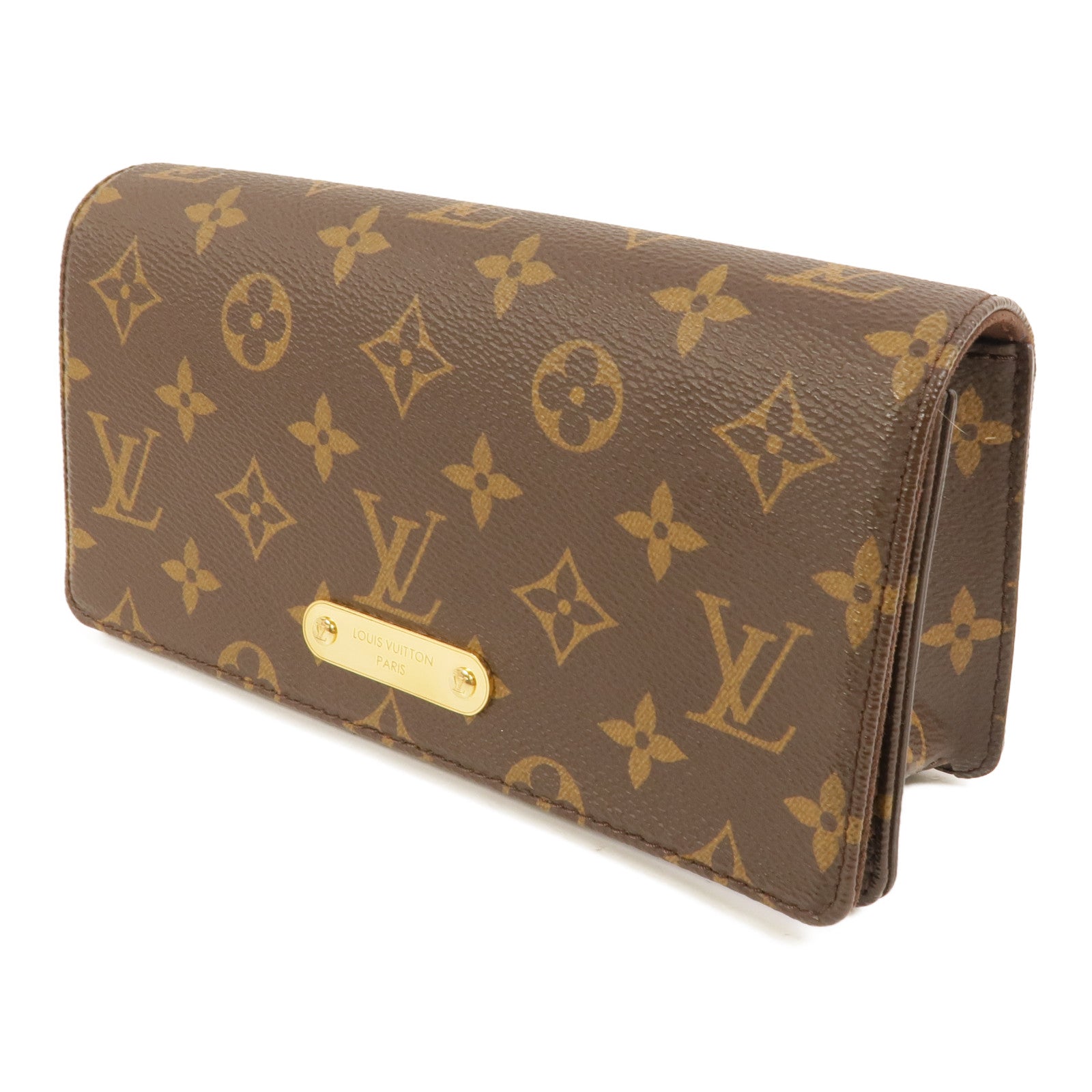 LOUIS VUITTON Monogram Wallet On Chain Lily金扣鏈帶肩背袋