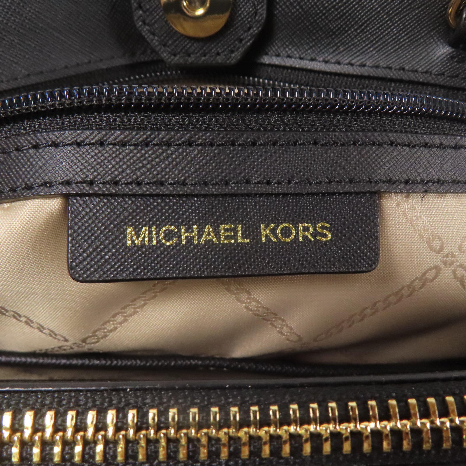 Michael Kors GHW 2way Shoulder Bag Nylon Navy