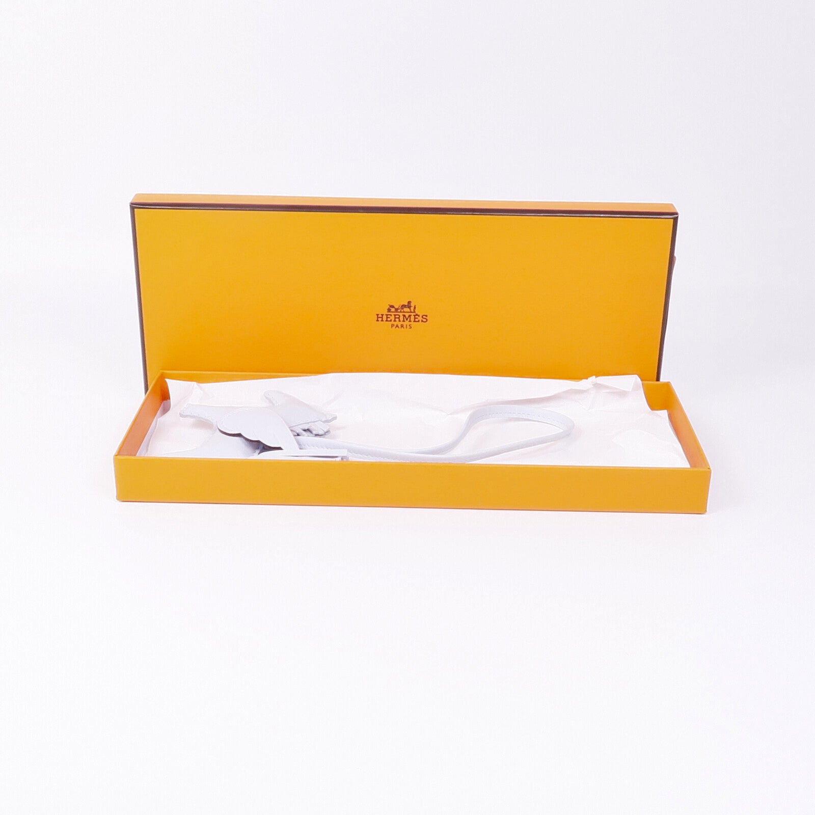 HERMES Milo/Swift皮革Rodeo Pegase PM掛飾