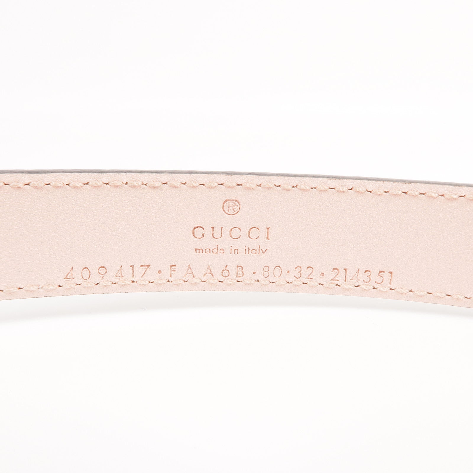 GUCCI 塗層Fabric/皮革Belt腰帶