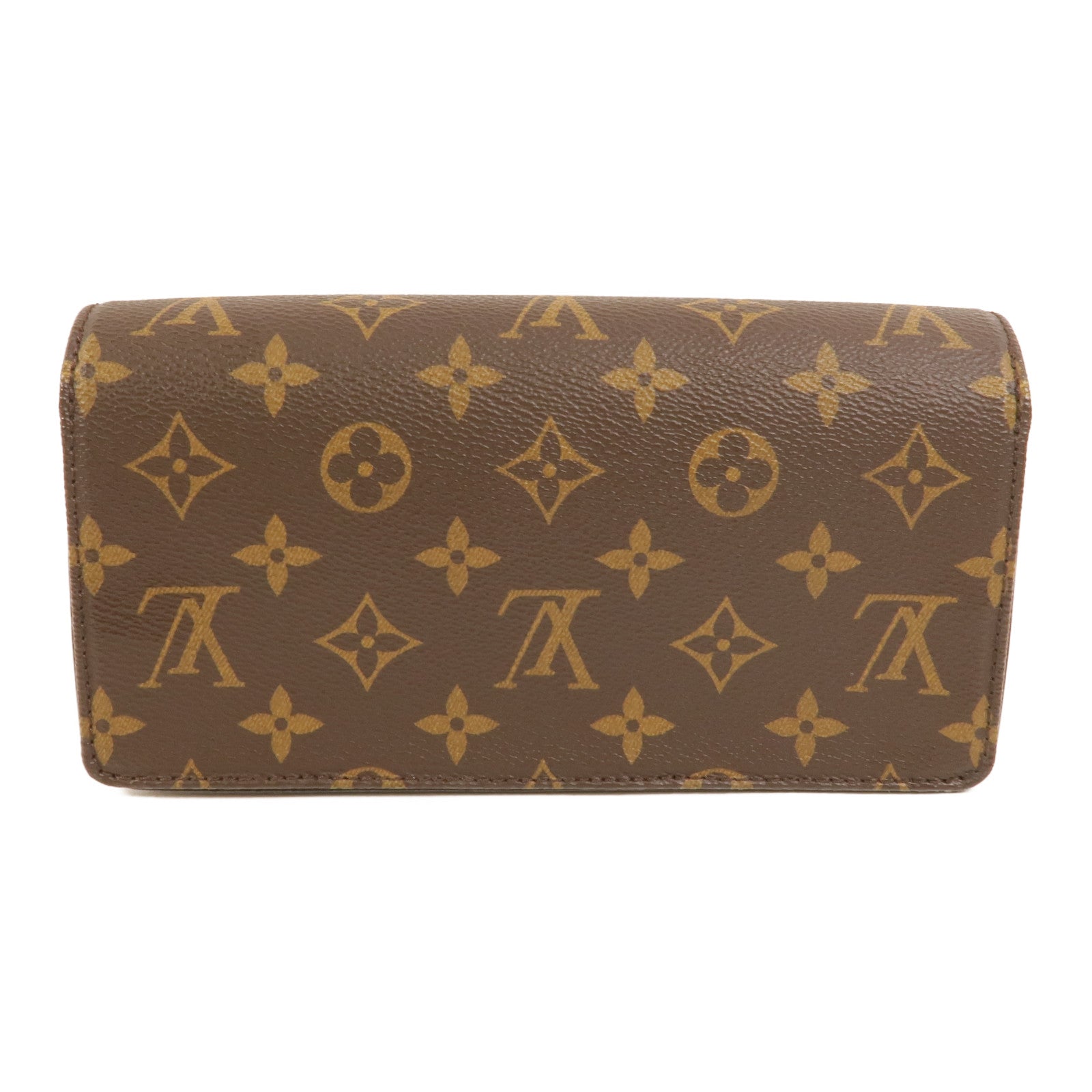 LOUIS VUITTON Monogram Wallet On Chain Lily金扣鏈帶肩背袋