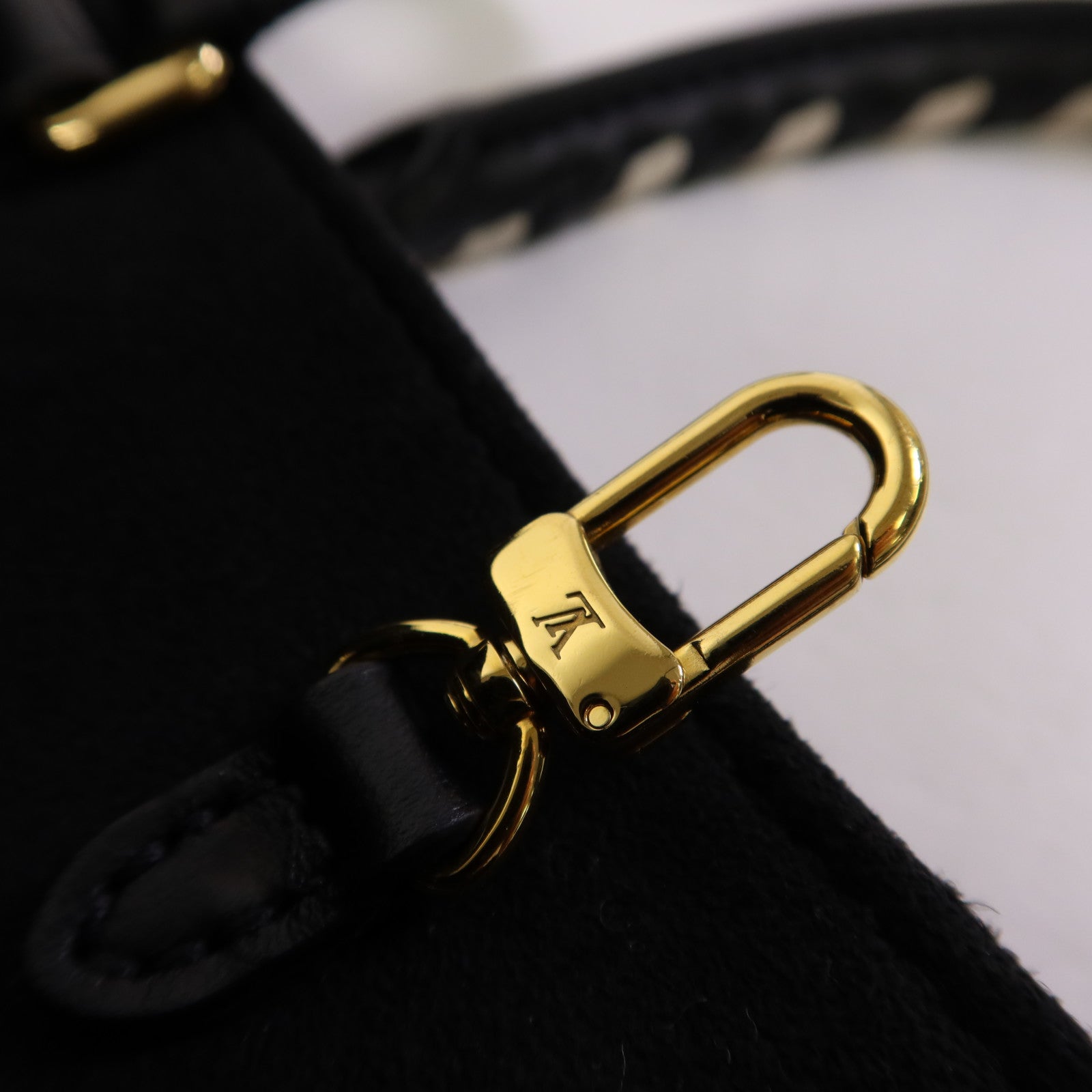 LOUIS VUITTON Monogram Empreinte On The Go GM金扣手挽肩背兩用袋