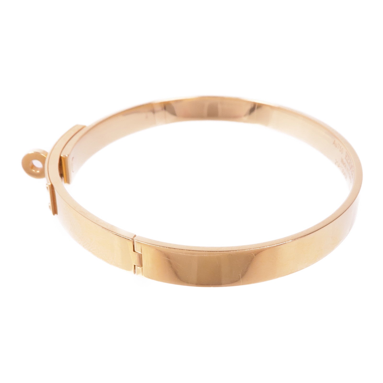 HERMES 18K玫瑰金Kelly Bracelet手鐲