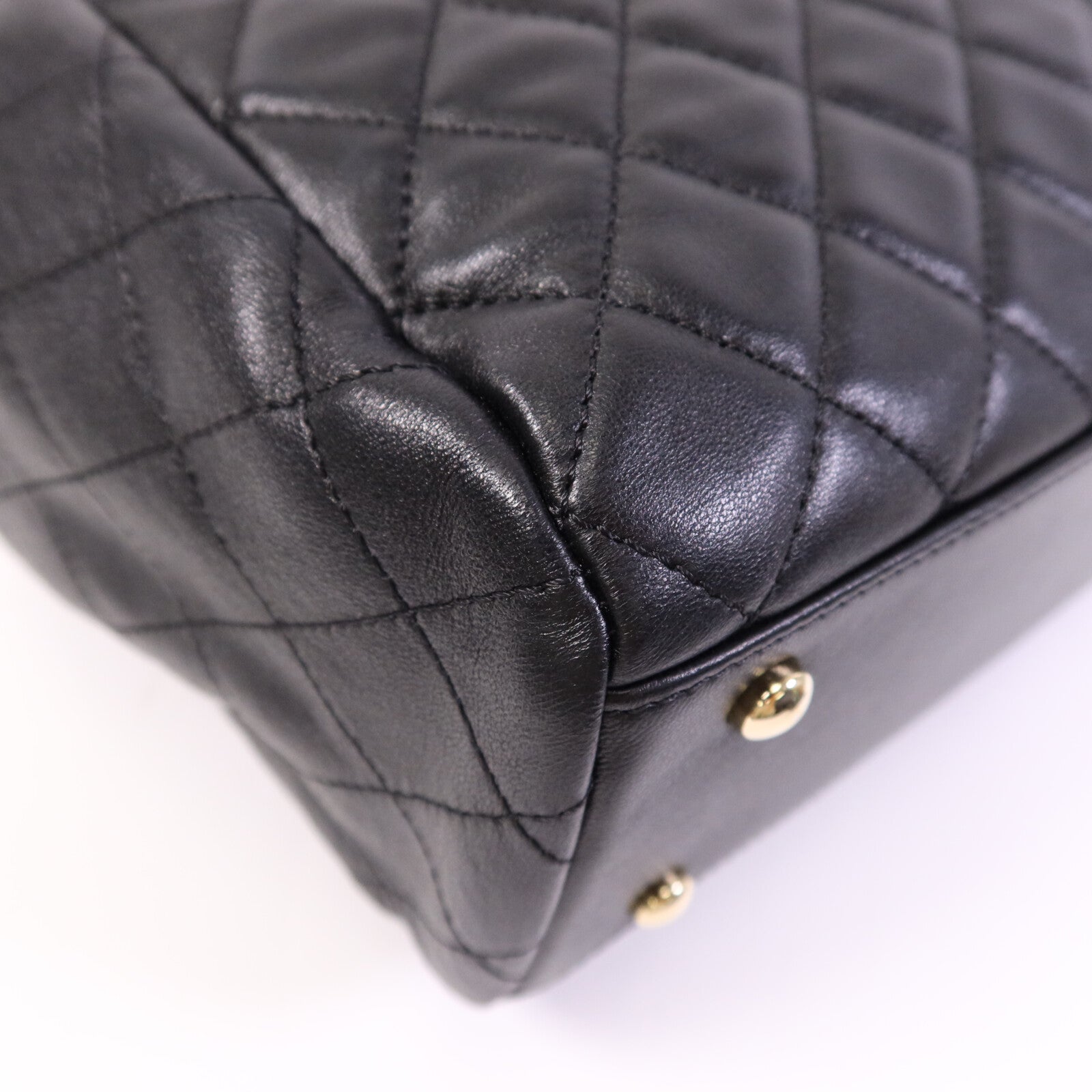 CHANEL 羊皮皮革Chain Shoulder Bag金扣鏈帶肩背袋