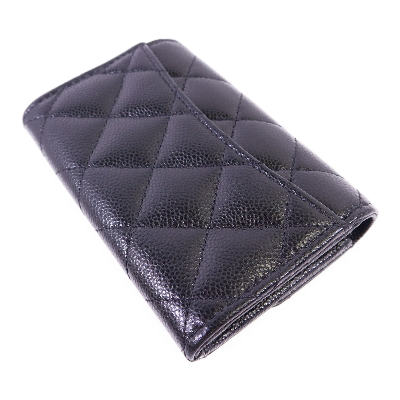 CHANEL 牛皮皮革Card Case金扣卡片套