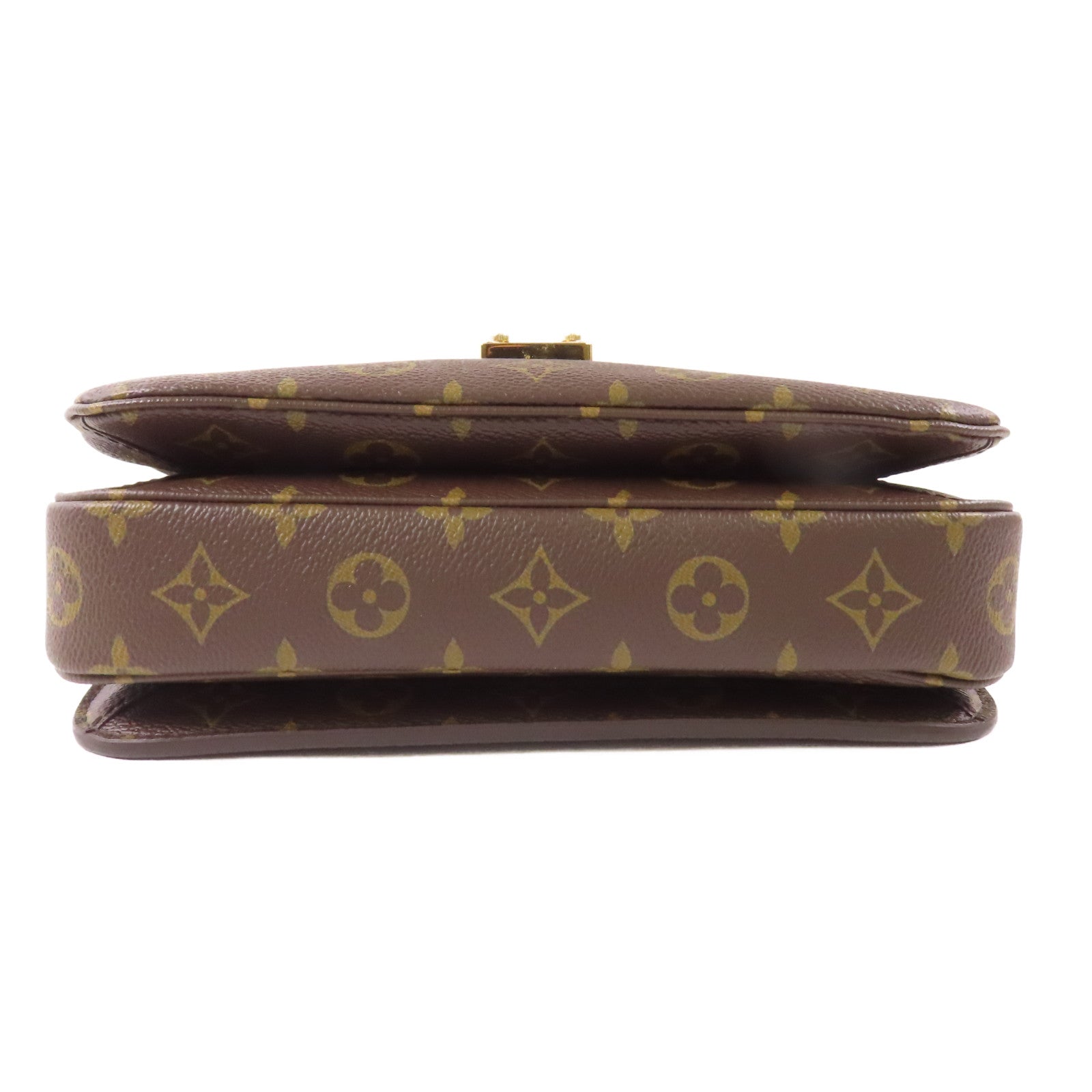 LOUIS VUITTON Monogram Pochette Metis MM金扣手挽肩背兩用袋棕色
