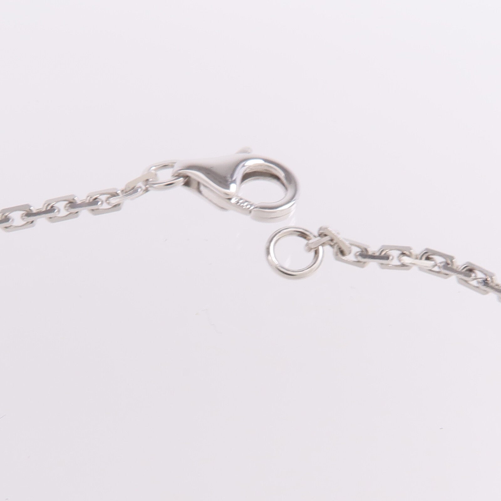 CARTIER 18K白金Love Necklace 3 Diamonds鑽石項鍊