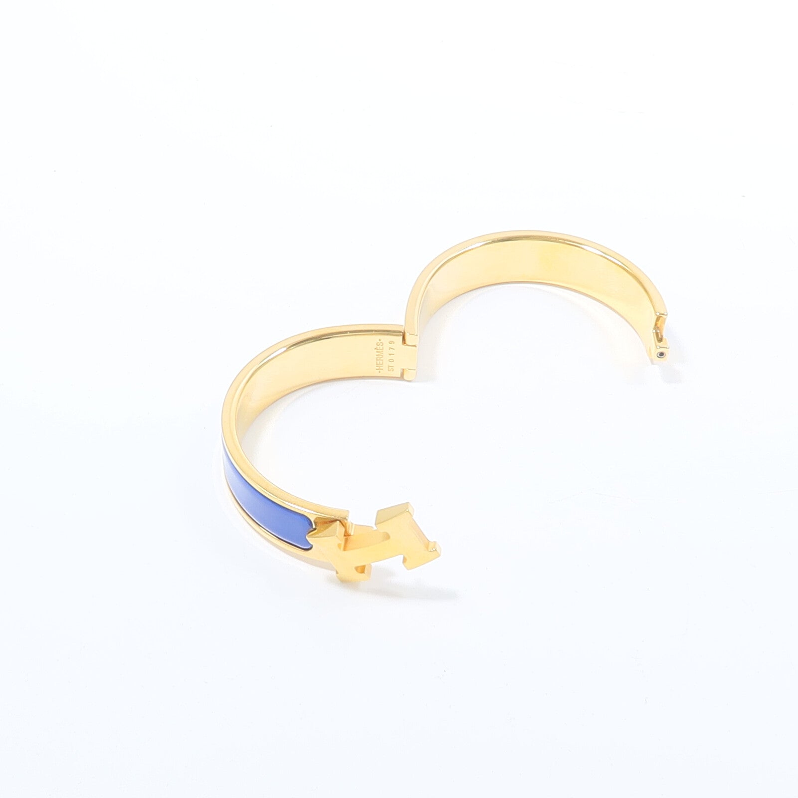 HERMES 金屬/琺瑯Clic H Bracelet手鐲