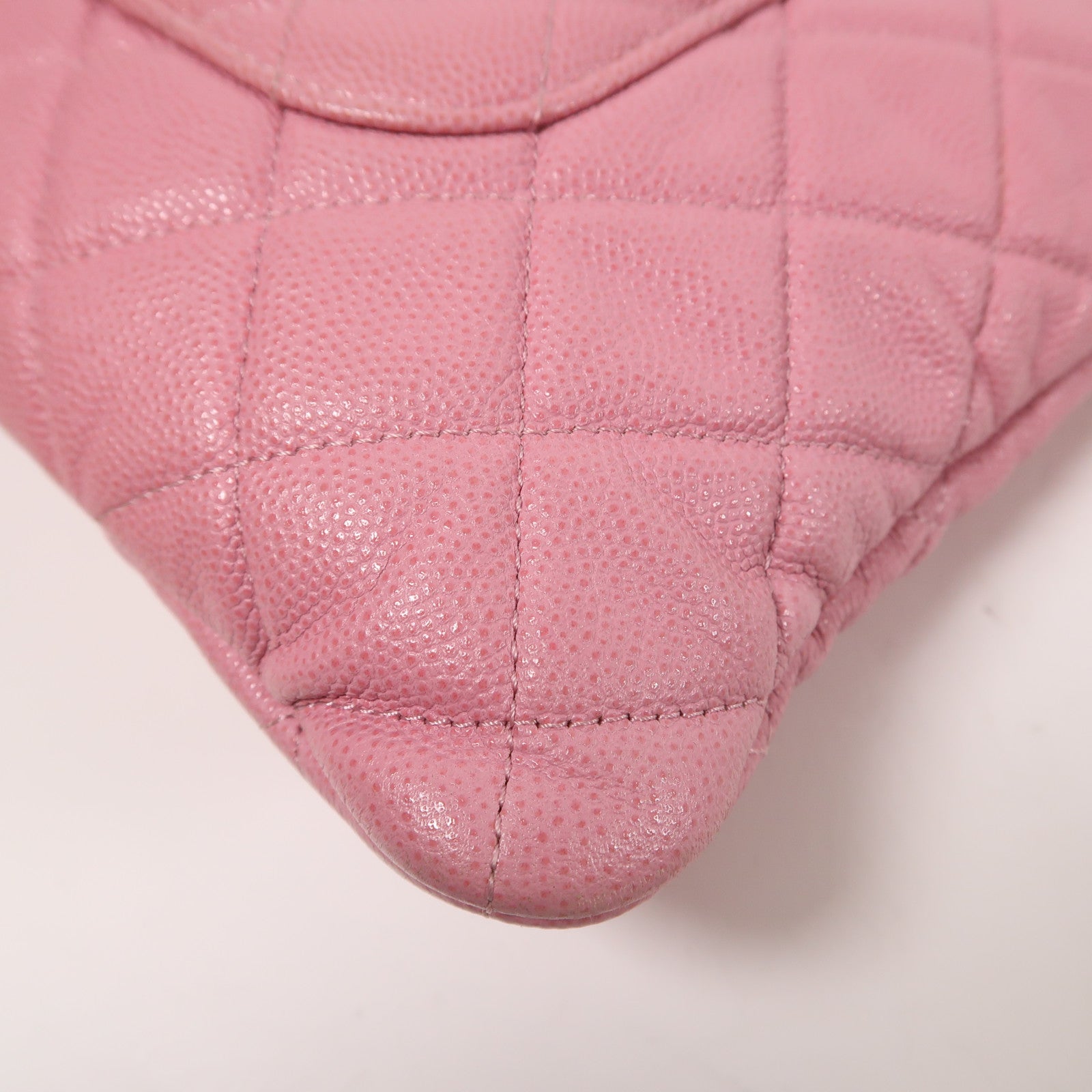 CHANEL 牛皮皮革Pouch金扣手拿包