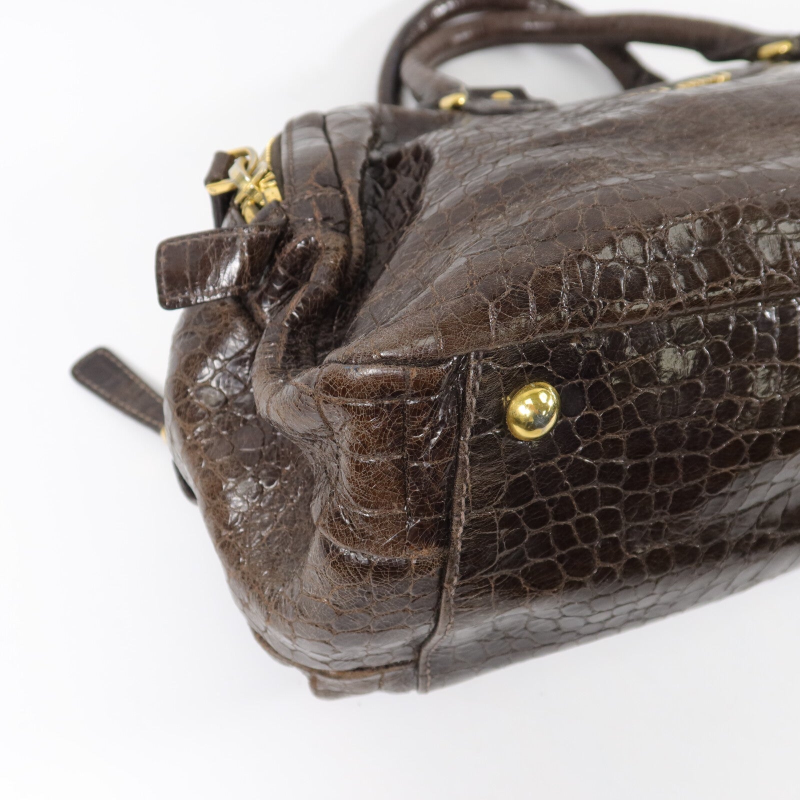 Miu Miu 牛皮皮革2 Way Shoulder手挽肩背兩用袋