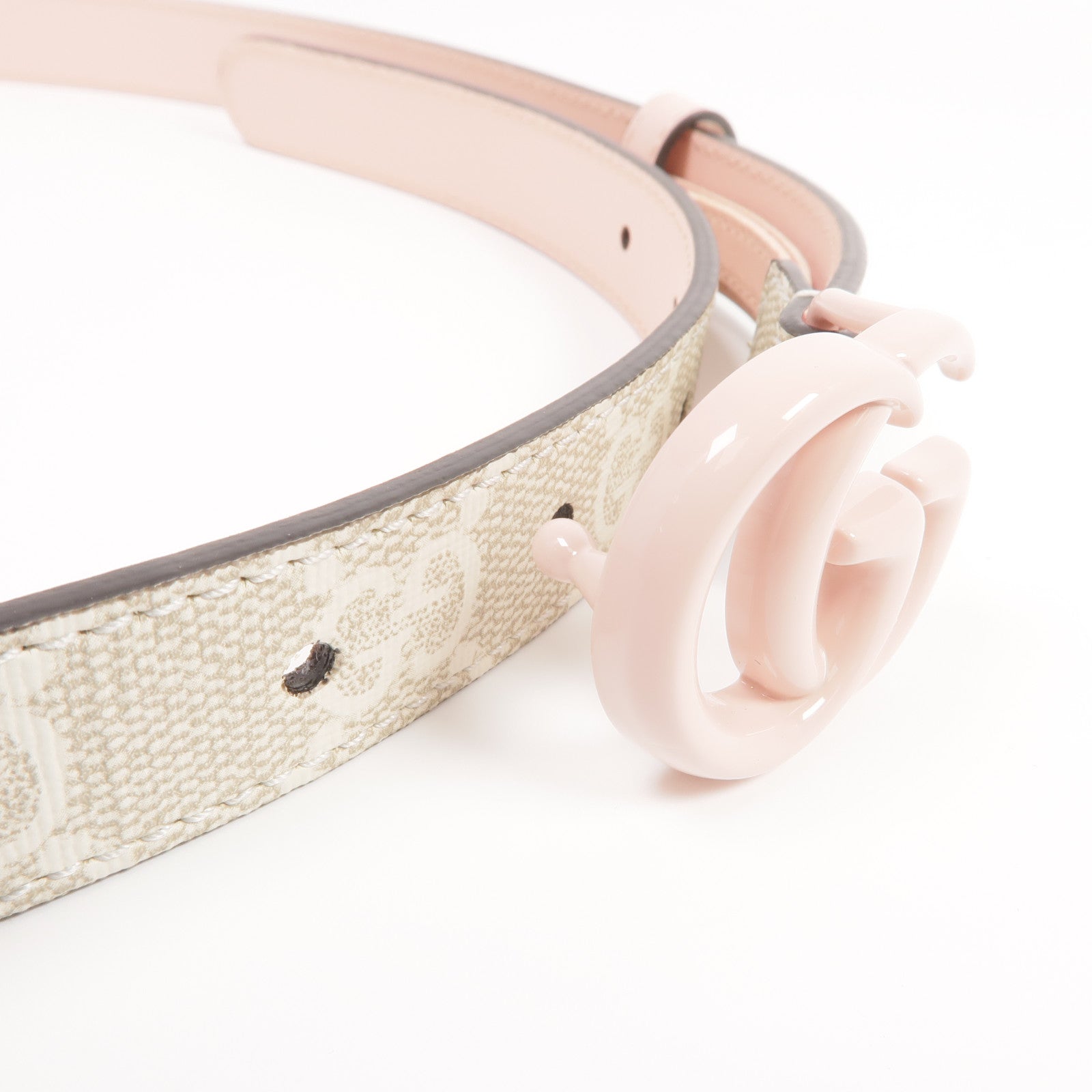 GUCCI 塗層Fabric/皮革Belt腰帶