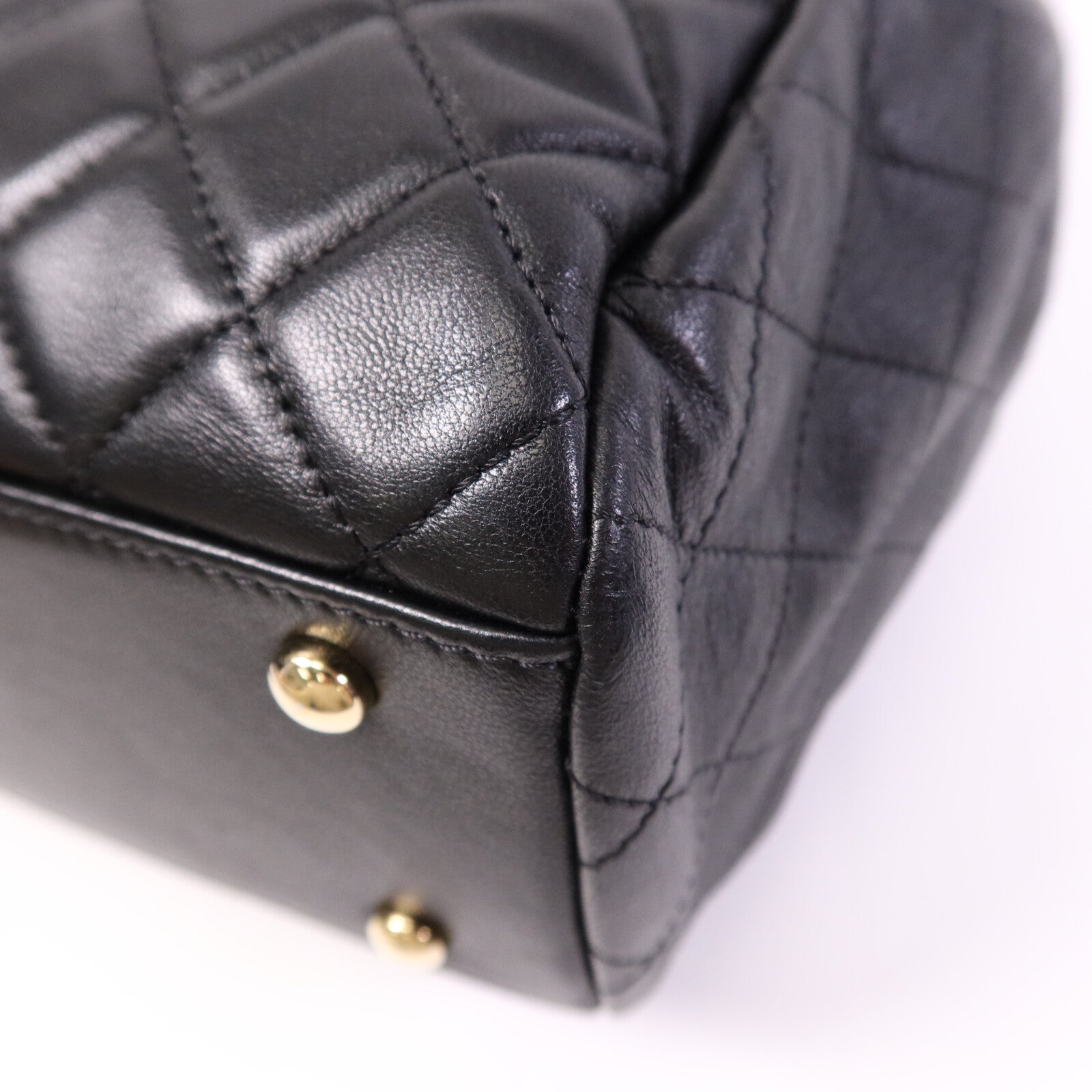 CHANEL 羊皮皮革Chain Shoulder Bag金扣鏈帶肩背袋