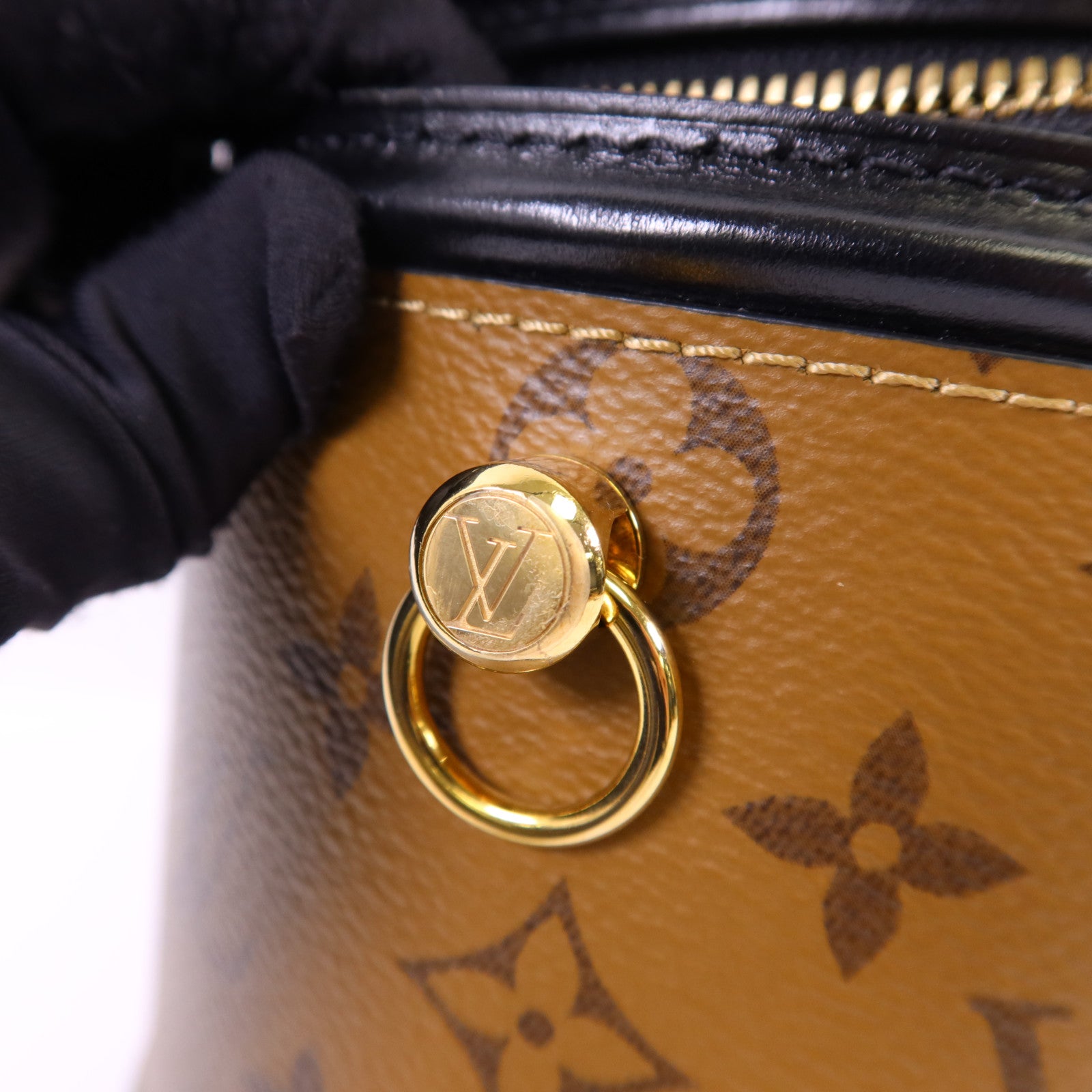 LOUIS VUITTON 【激減優惠】Monogram Reverse Cannes金扣手挽肩背兩用袋