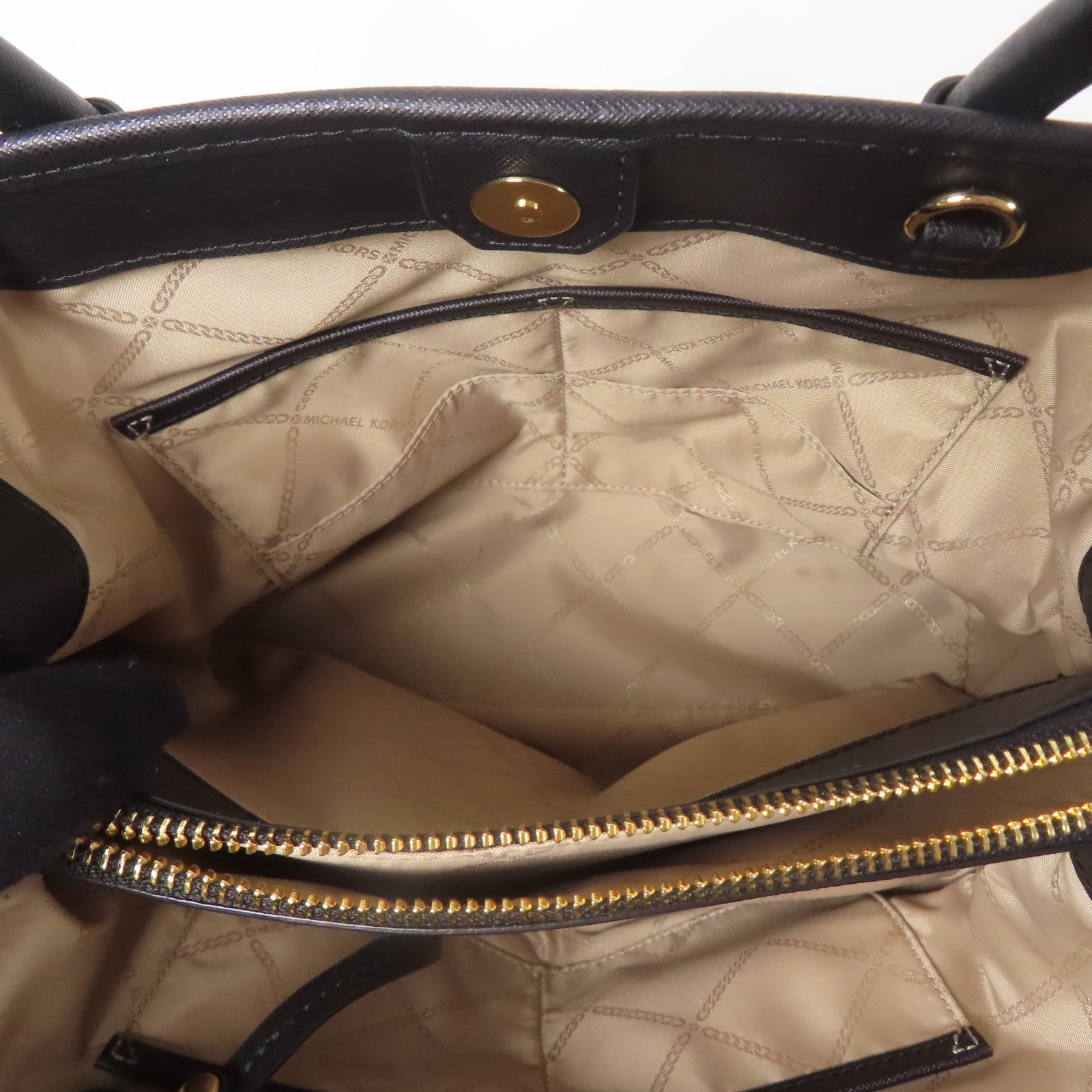 Michael Kors GHW 2way Shoulder Bag Nylon Navy