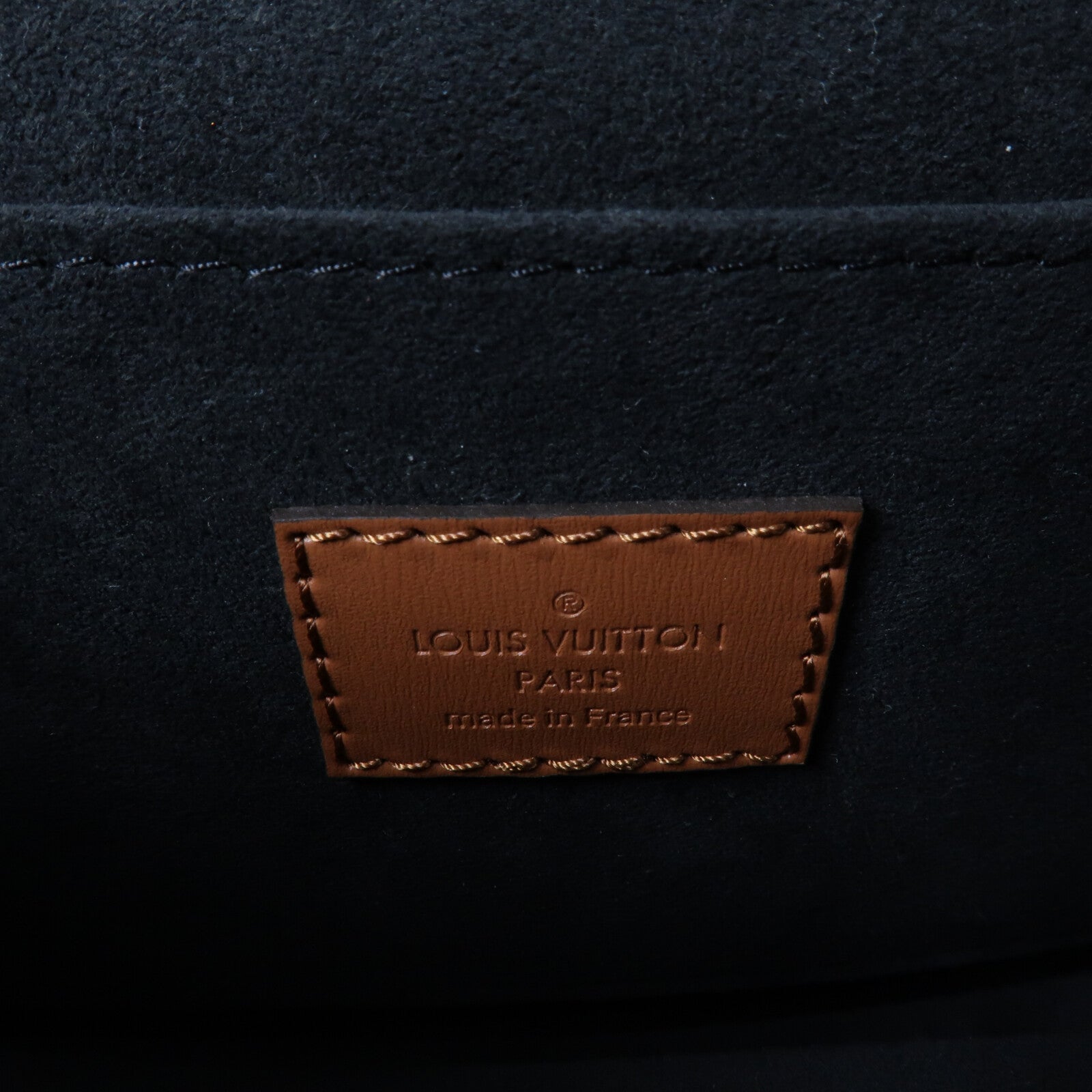 LOUIS VUITTON Monogram Reverse Dauphine MM金扣手挽肩背兩用袋