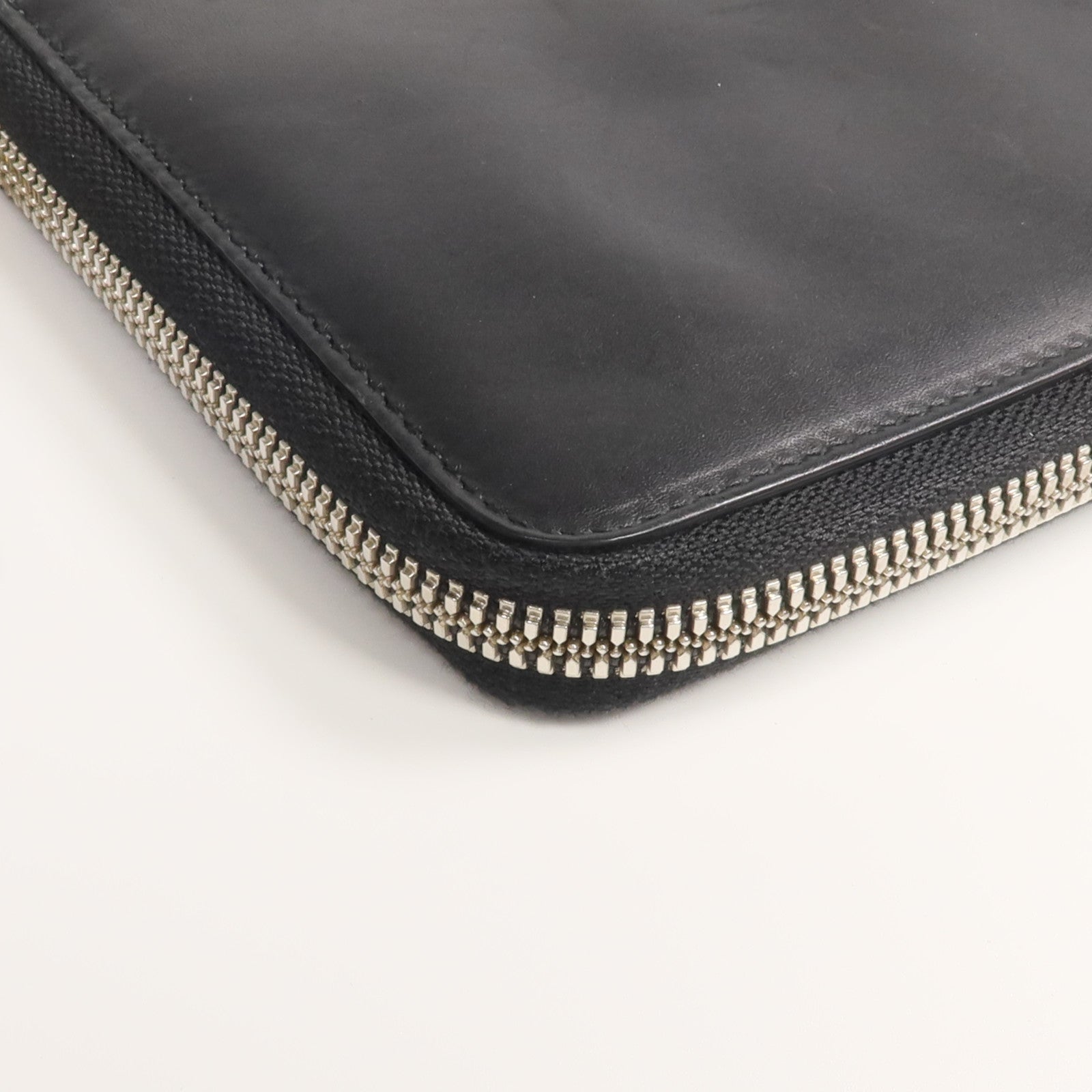 BALENCIAGA 【激減優惠】牛皮皮革Round Zip Wallet長錢包