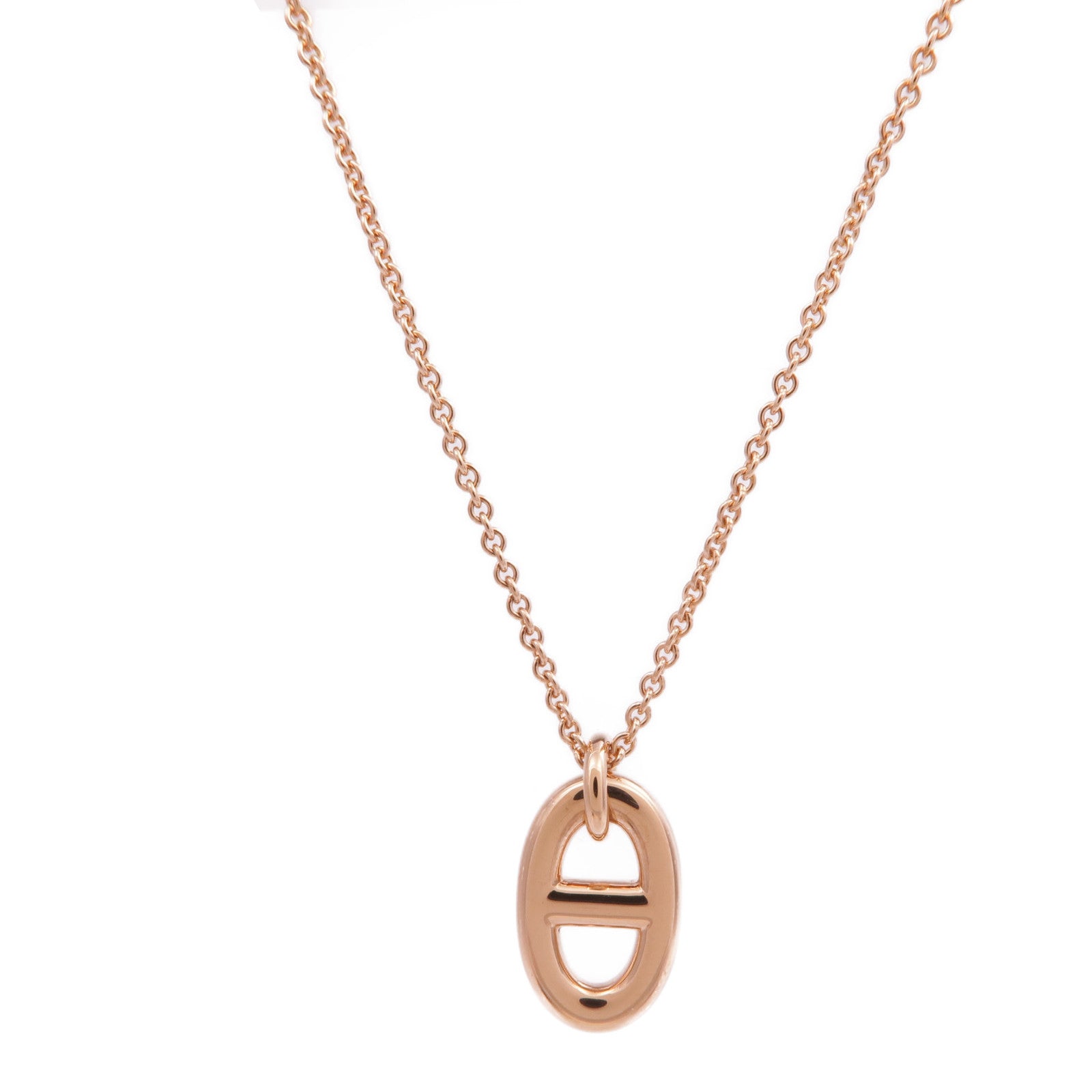 HERMES 18K玫瑰金Farandole Pendant項鍊