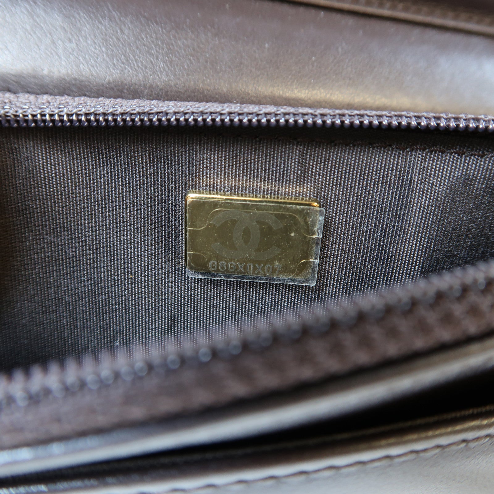 CHANEL 【激減優惠】菱格Caviar皮革Boy WOC Wallet On Chain金扣鏈帶肩背袋黑色