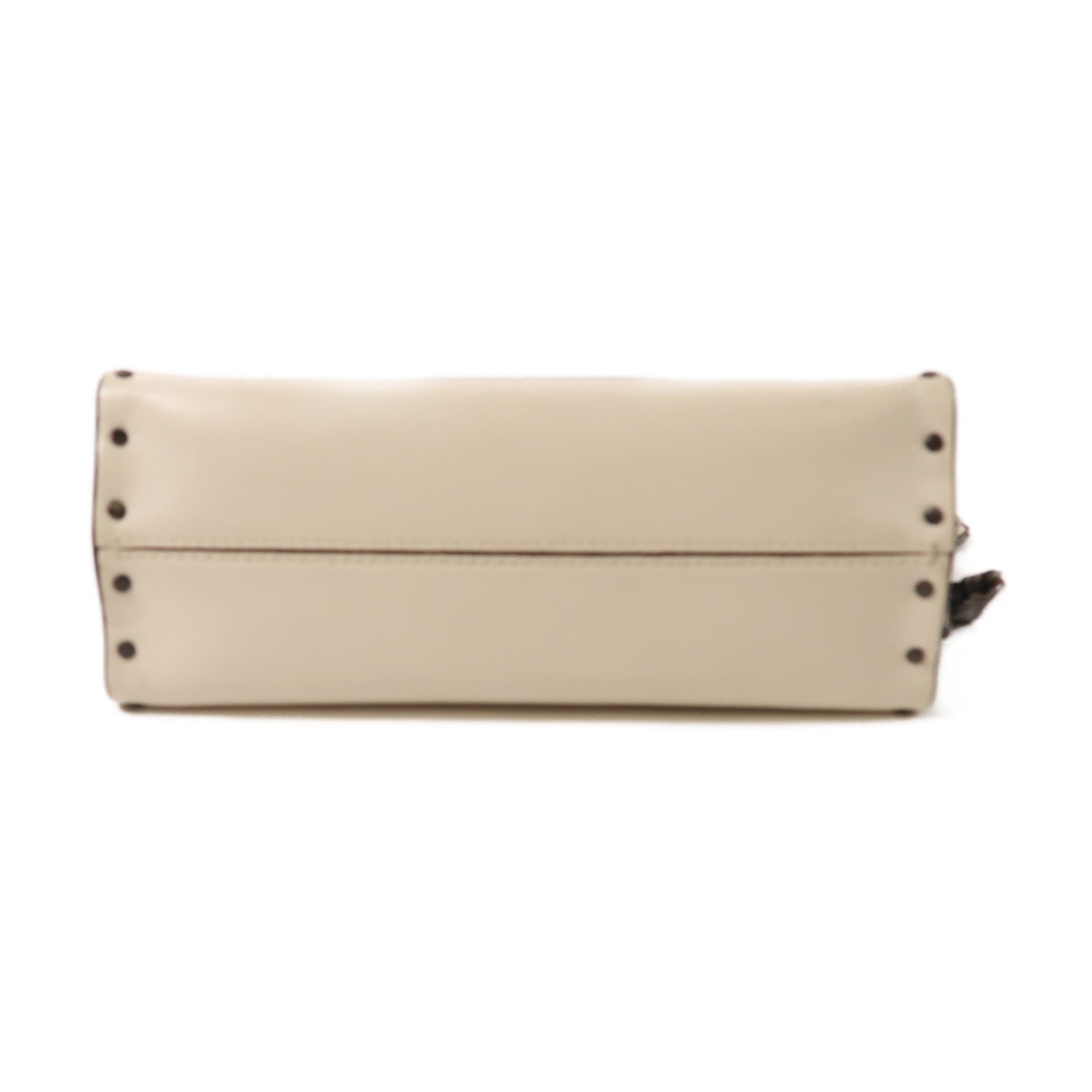 COACH 牛皮皮革Shoulder Bag肩背袋白色