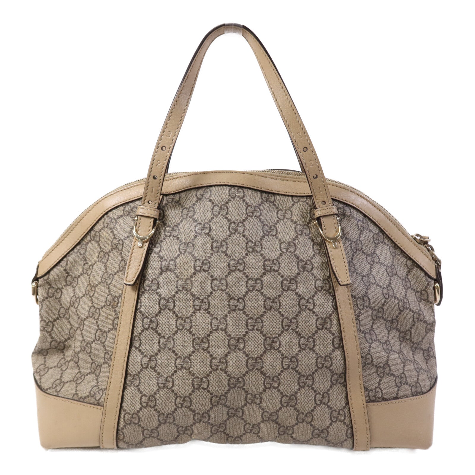 GUCCI 塗層帆布Shoulder Bag金扣肩背袋