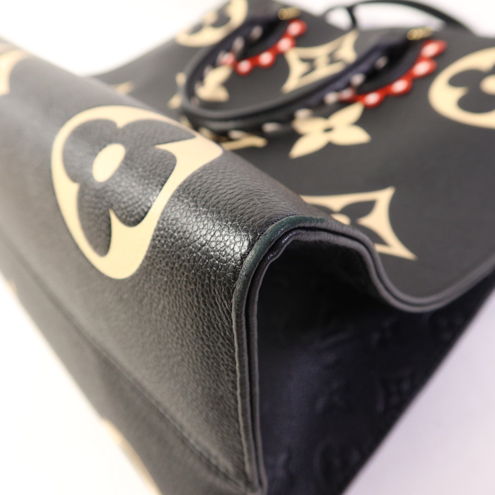 LOUIS VUITTON Monogram Empreinte On The Go GM金扣手挽肩背兩用袋