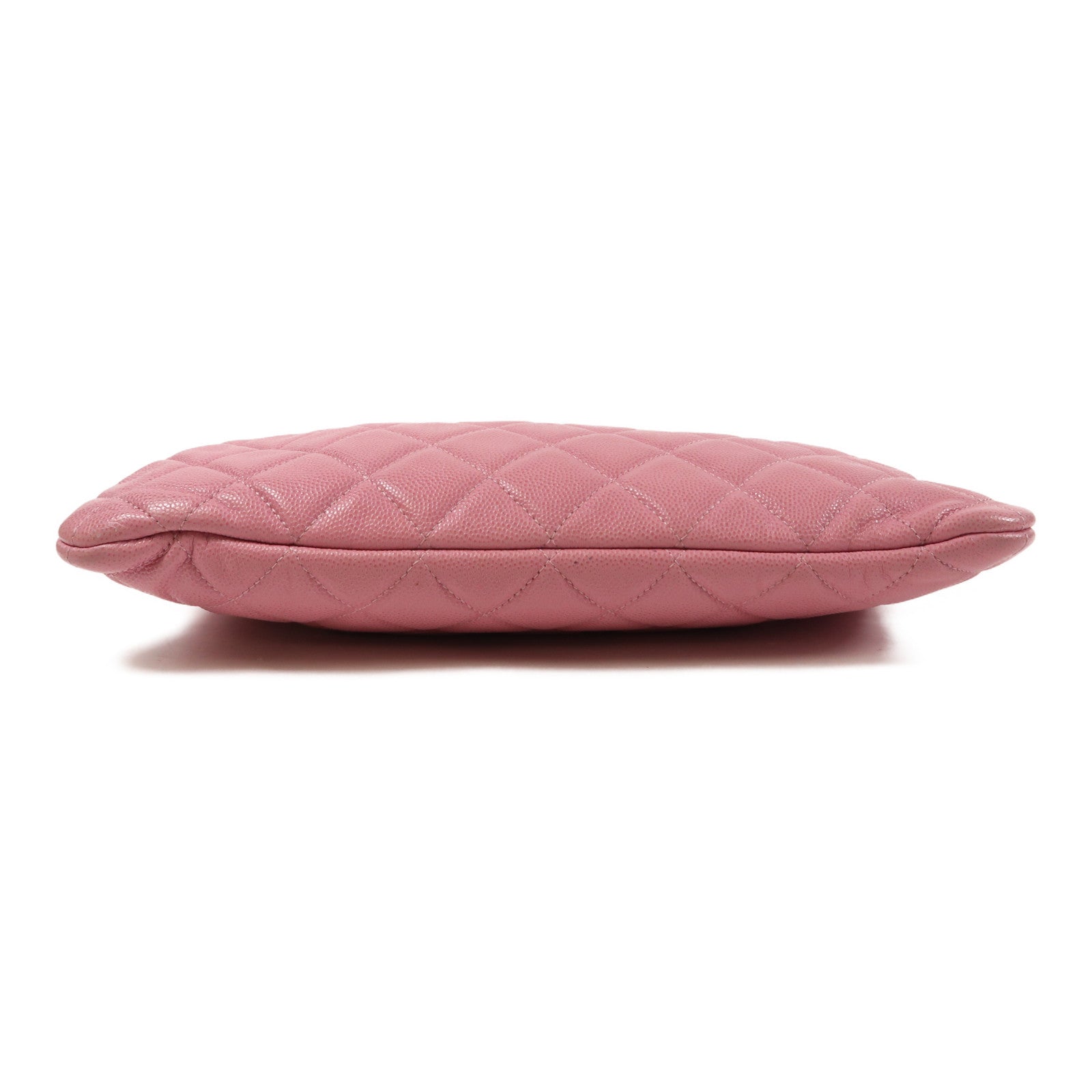 CHANEL 牛皮皮革Pouch金扣手拿包