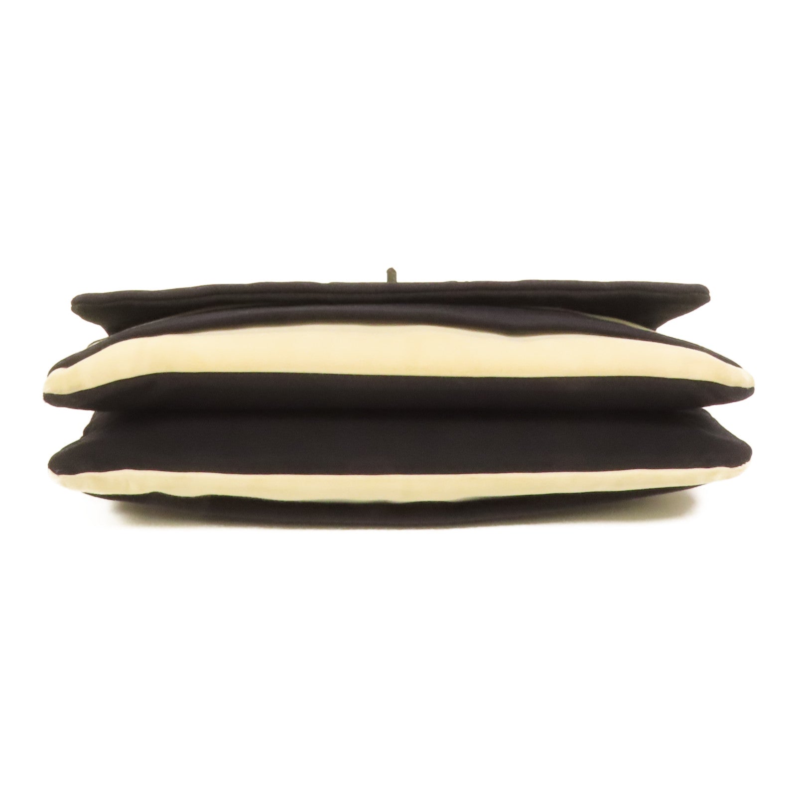 CHANEL 帆布Chain Shoulder銀扣鏈帶肩背袋