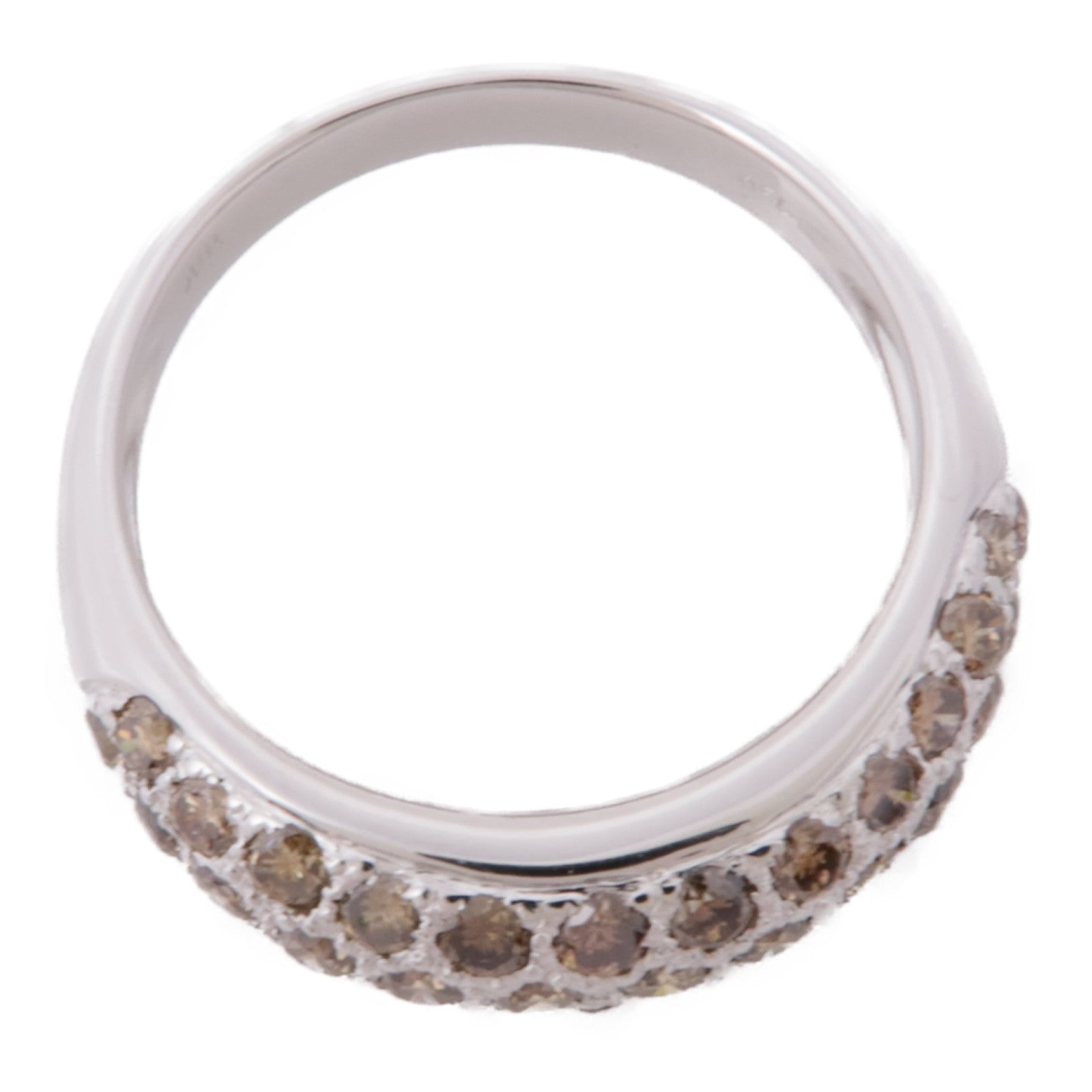 JEWELRY 【激減優惠】18K白金Brown Diamond Ring鑽石戒指US$6.75
