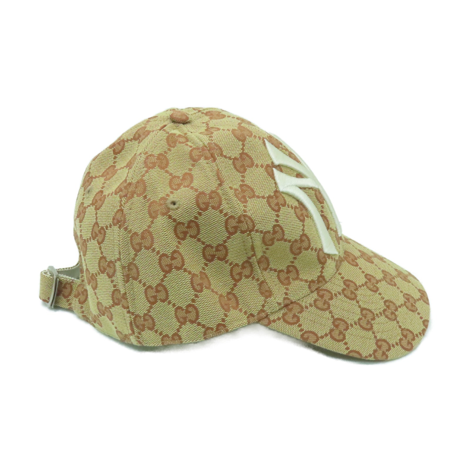 GUCCI 【激減優惠】帆布Baseball Cap帽子棕色粉紅色