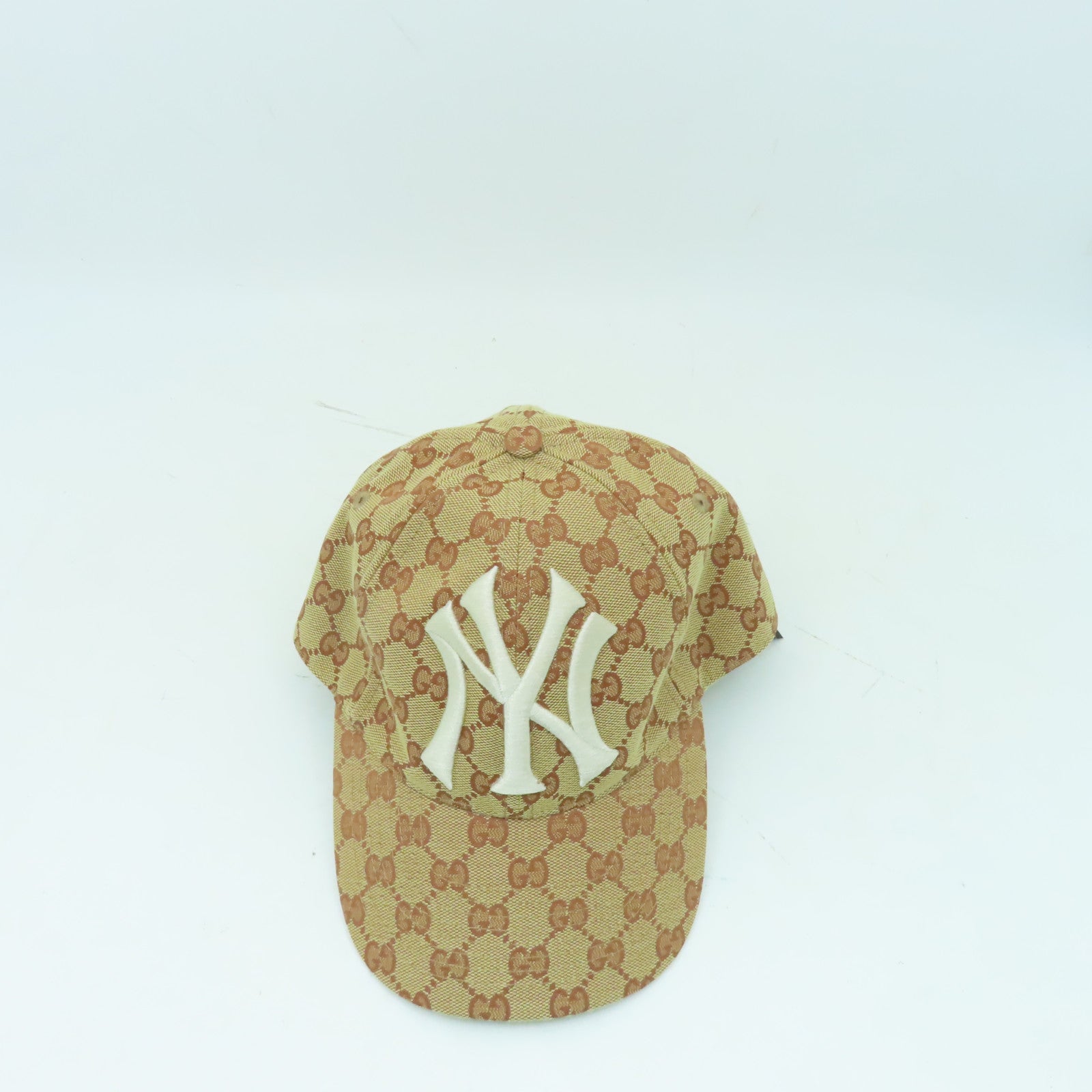 GUCCI 【激減優惠】帆布Baseball Cap帽子棕色粉紅色