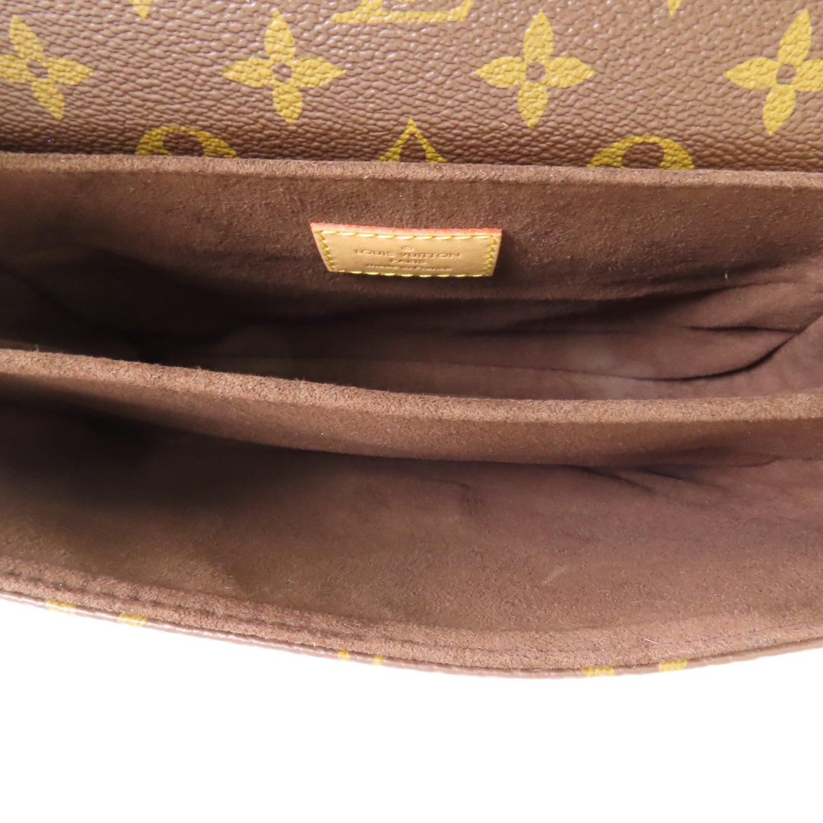 LOUIS VUITTON Monogram Pochette Metis MM金扣手挽肩背兩用袋棕色