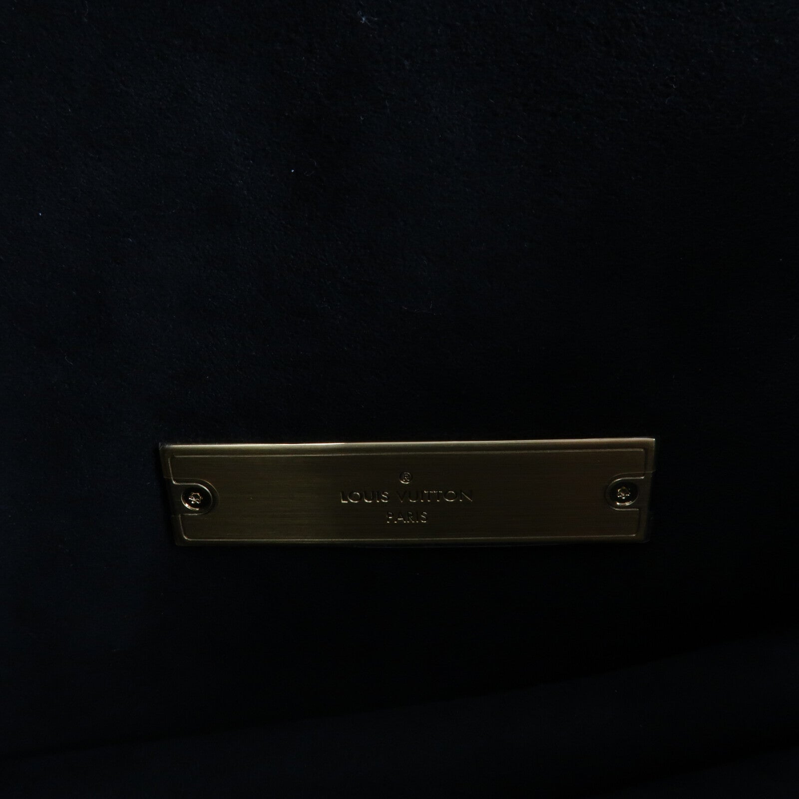 LOUIS VUITTON Monogram Reverse Dauphine MM金扣手挽肩背兩用袋