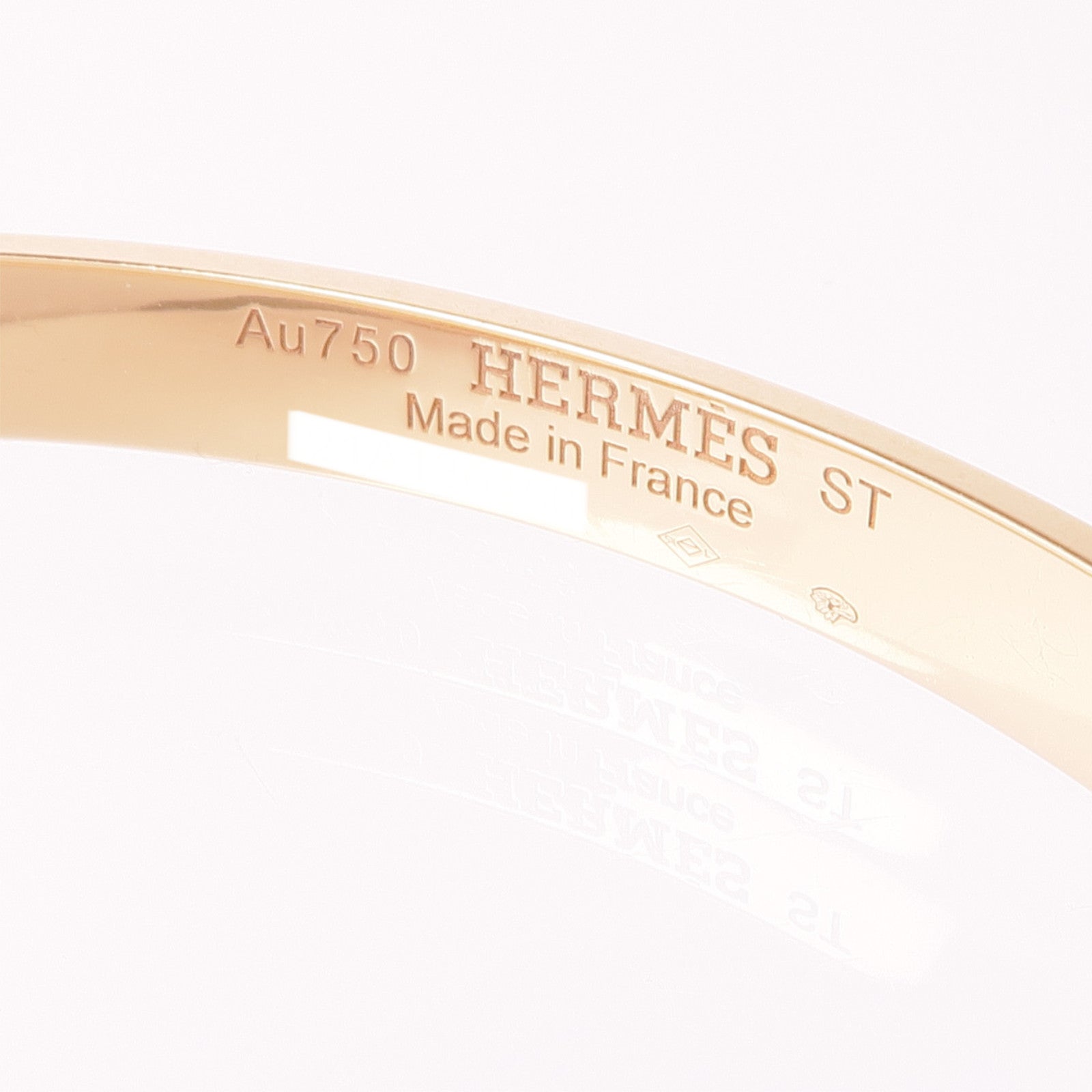 HERMES 【激減優惠】18K玫瑰金Kelly Bracelet手鐲