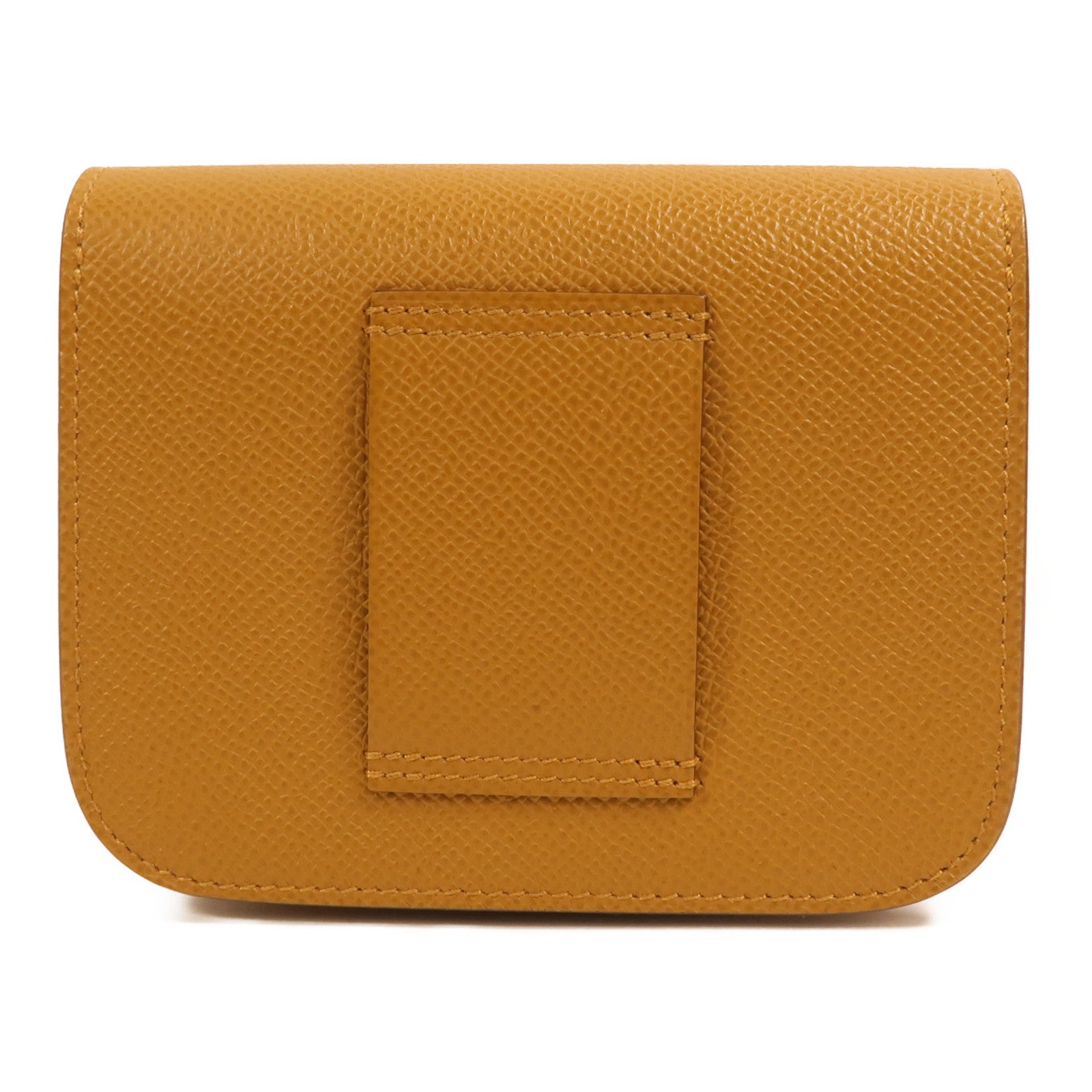 HERMES Epsom皮革Constance Slim Wallet銀扣錢包Chai