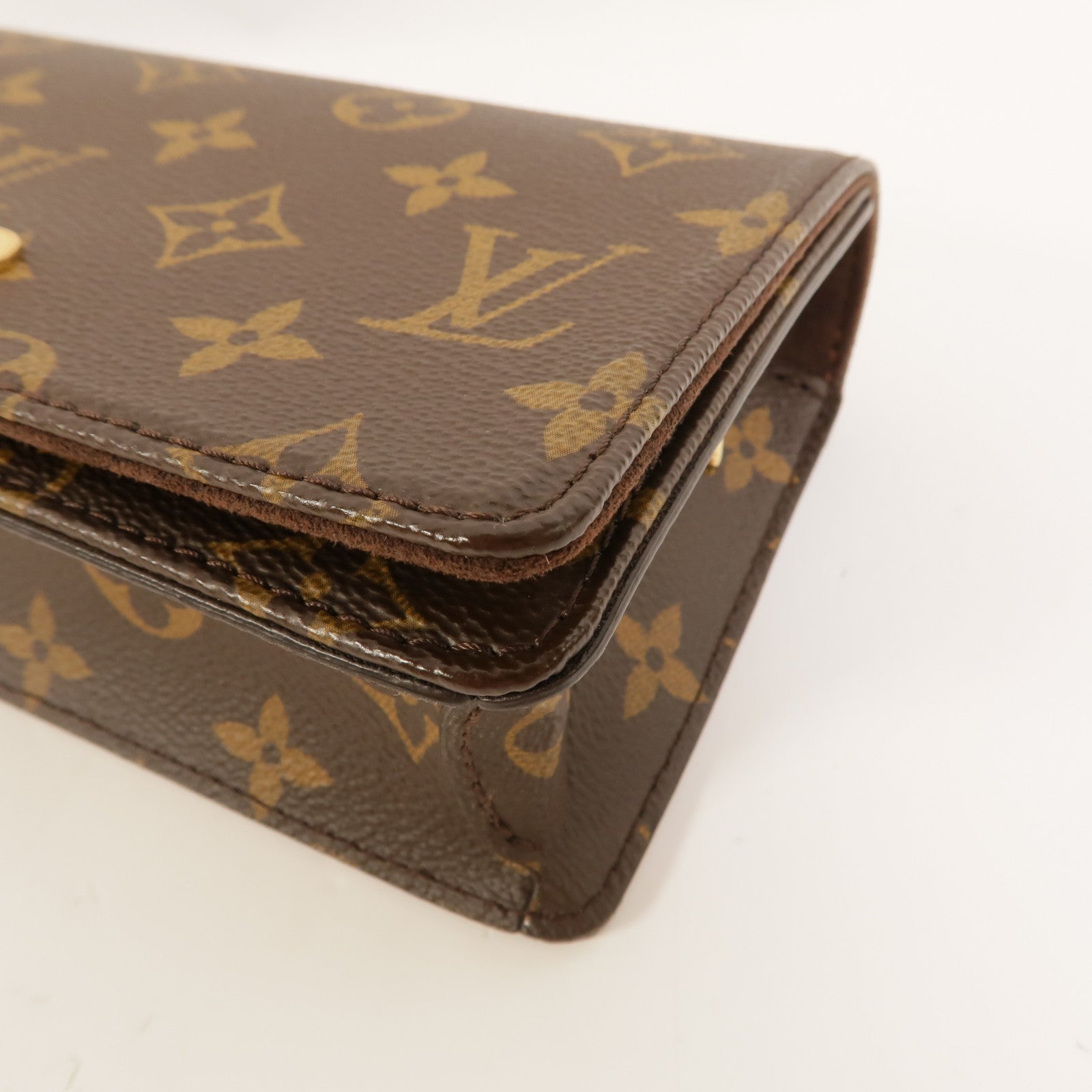 LOUIS VUITTON Monogram Wallet On Chain Lily金扣鏈帶肩背袋