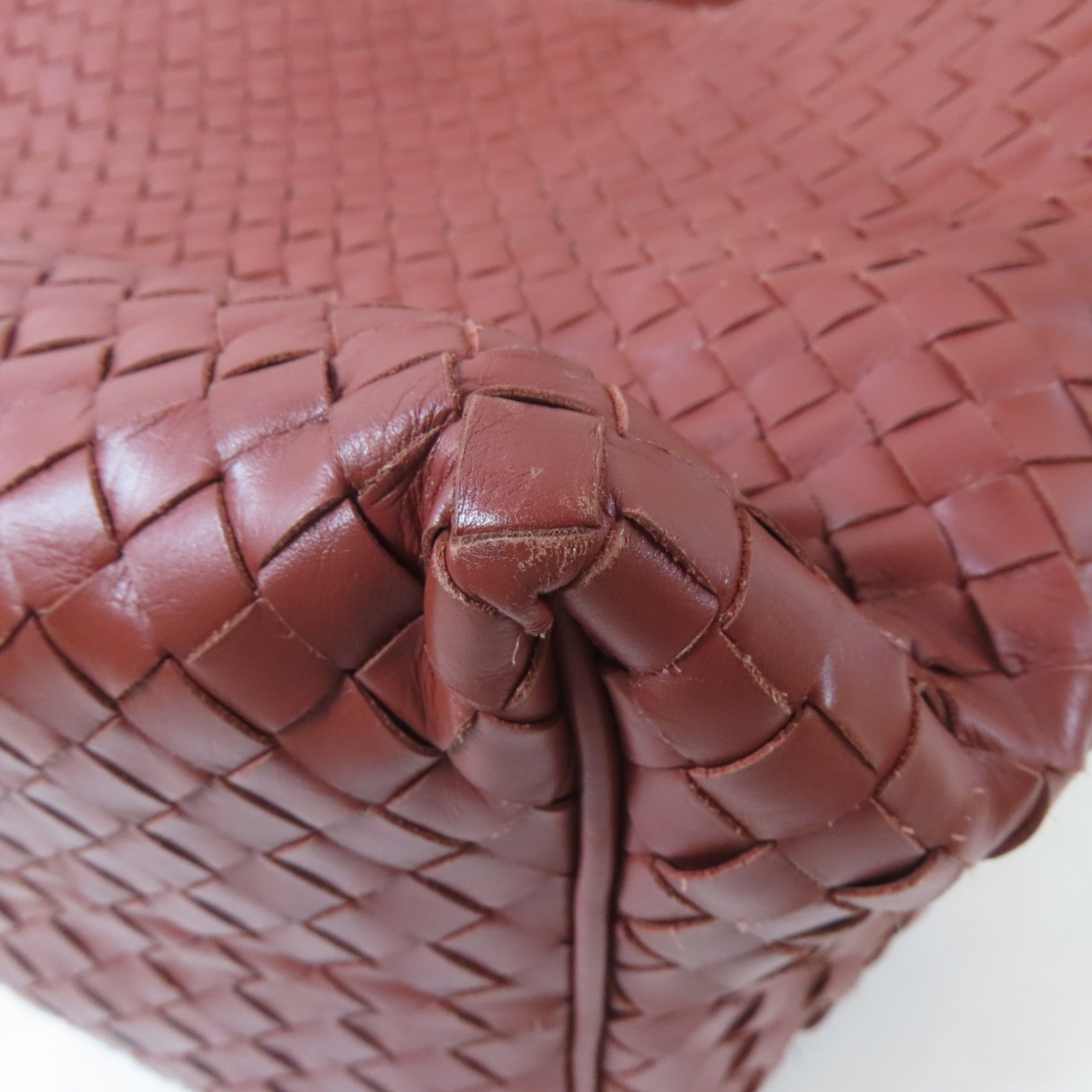 BOTTEGA VENETA 羊皮皮革Shoulder Bag銀扣肩背袋啡色