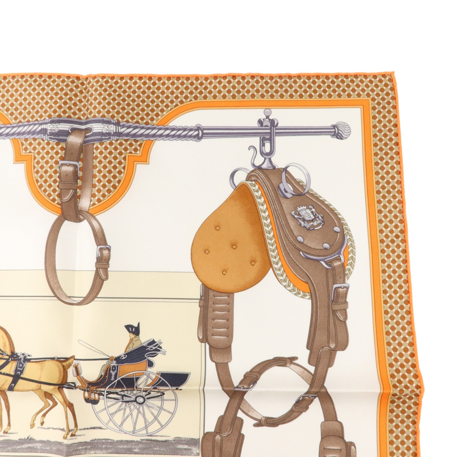 HERMES 絲質Scarf 42x42絲巾