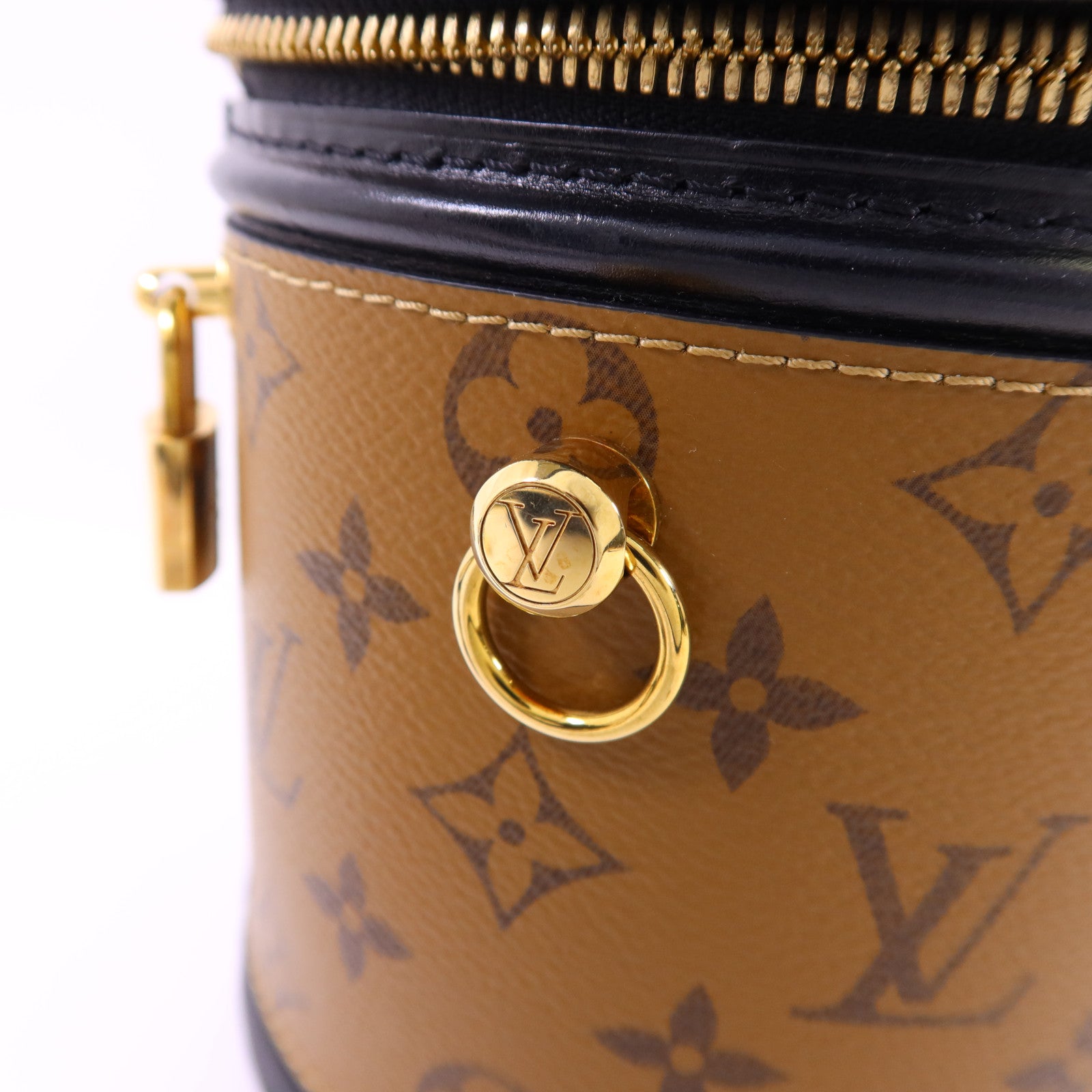 LOUIS VUITTON 【激減優惠】Monogram Reverse Cannes金扣手挽肩背兩用袋