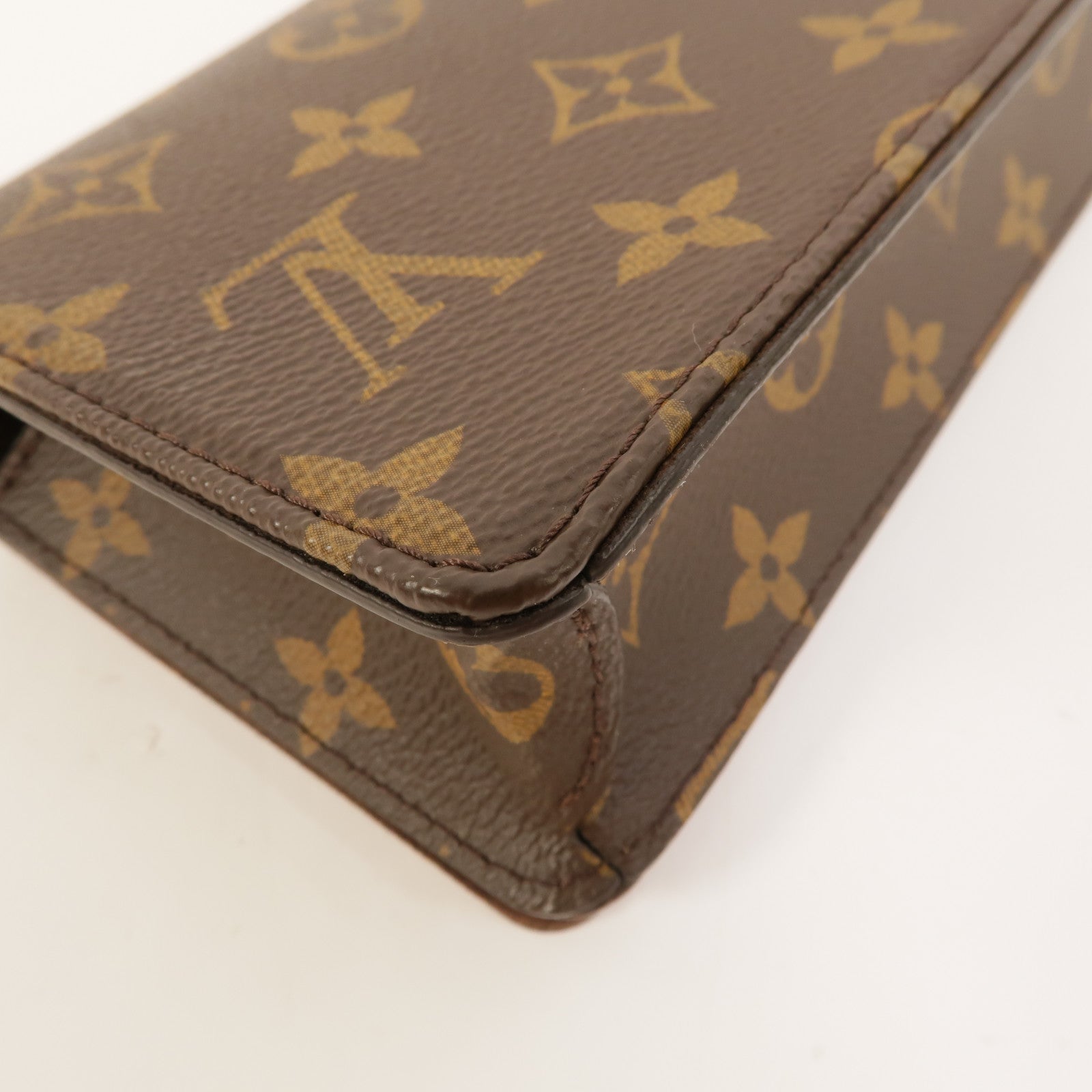 LOUIS VUITTON Monogram Wallet On Chain Lily金扣鏈帶肩背袋