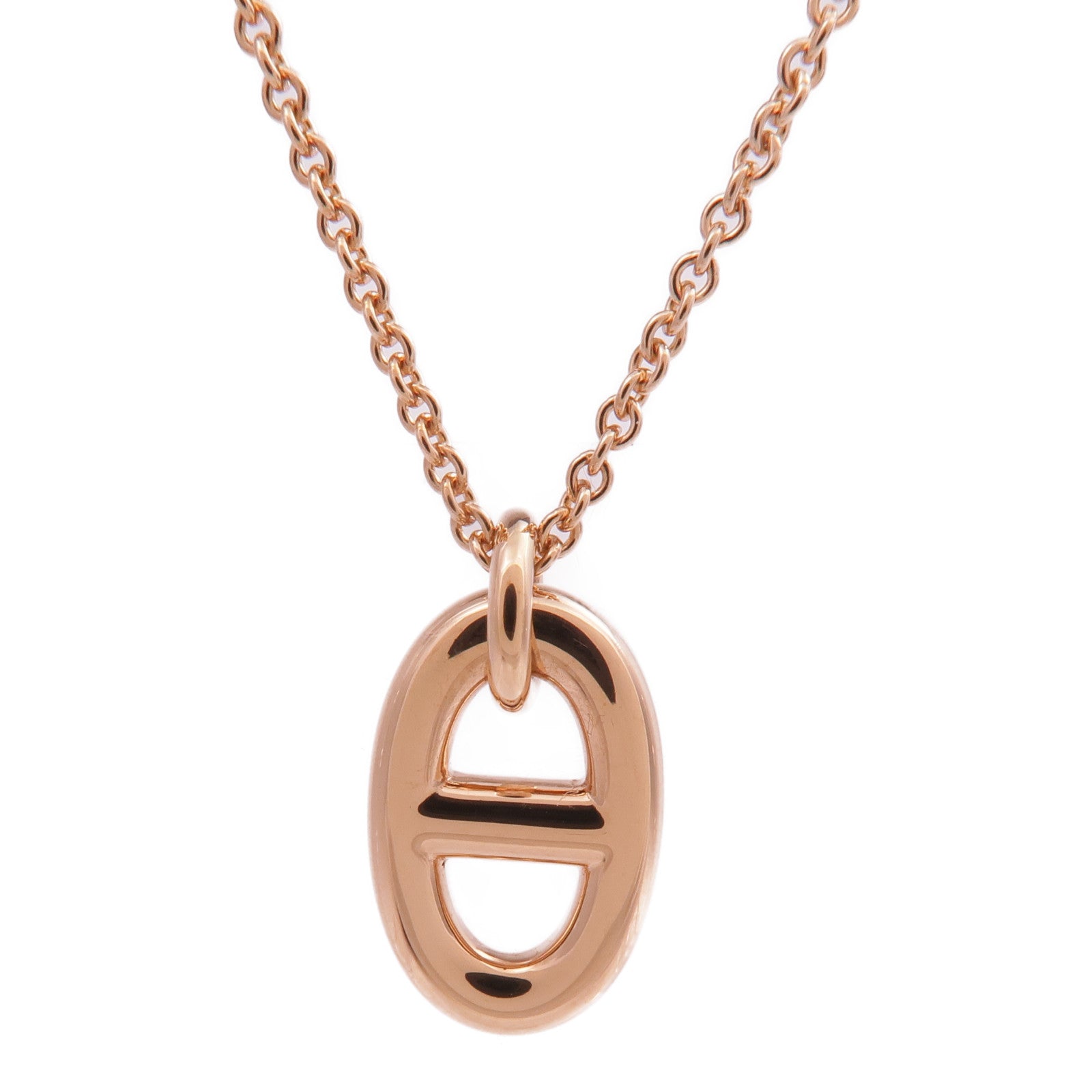 HERMES 18K玫瑰金Farandole Pendant項鍊