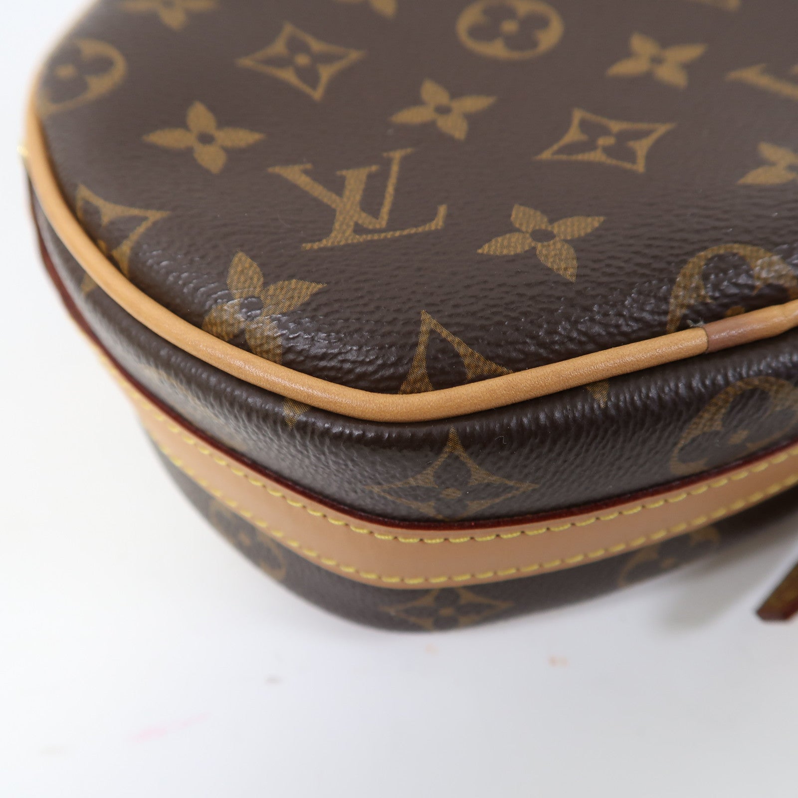 LOUIS VUITTON Monogram Boite Chapeau Souple PM金扣肩背袋啡色