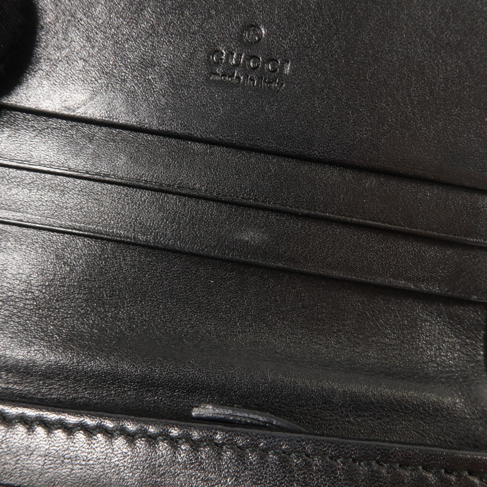 GUCCI 牛皮皮革GG Marmont Card Case Wallet金扣錢包