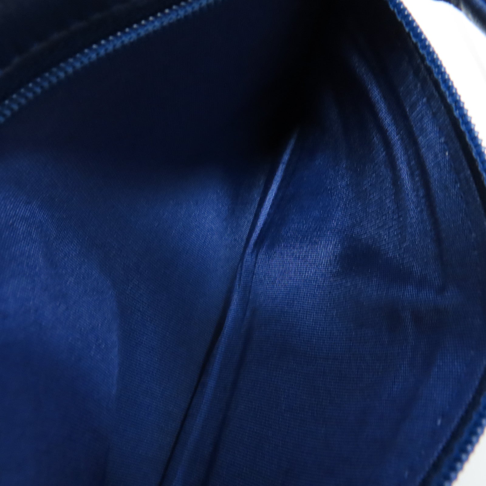 CHANEL 【激減優惠】菱格羊皮皮革WOC Wallet On Chain Shoulder Bag銀扣鏈帶肩背袋藍色