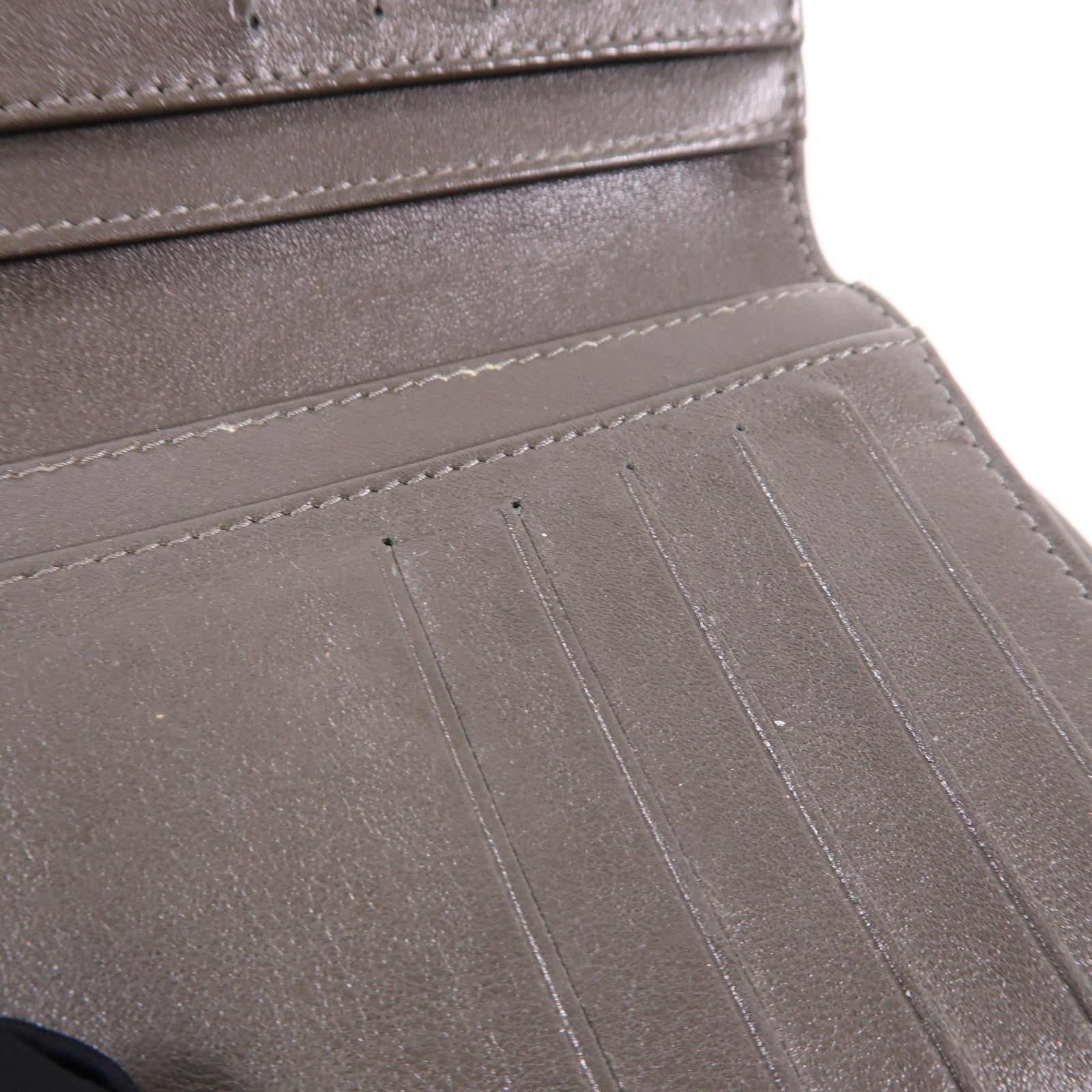 CHANEL 牛皮皮革Wallet銀扣錢包