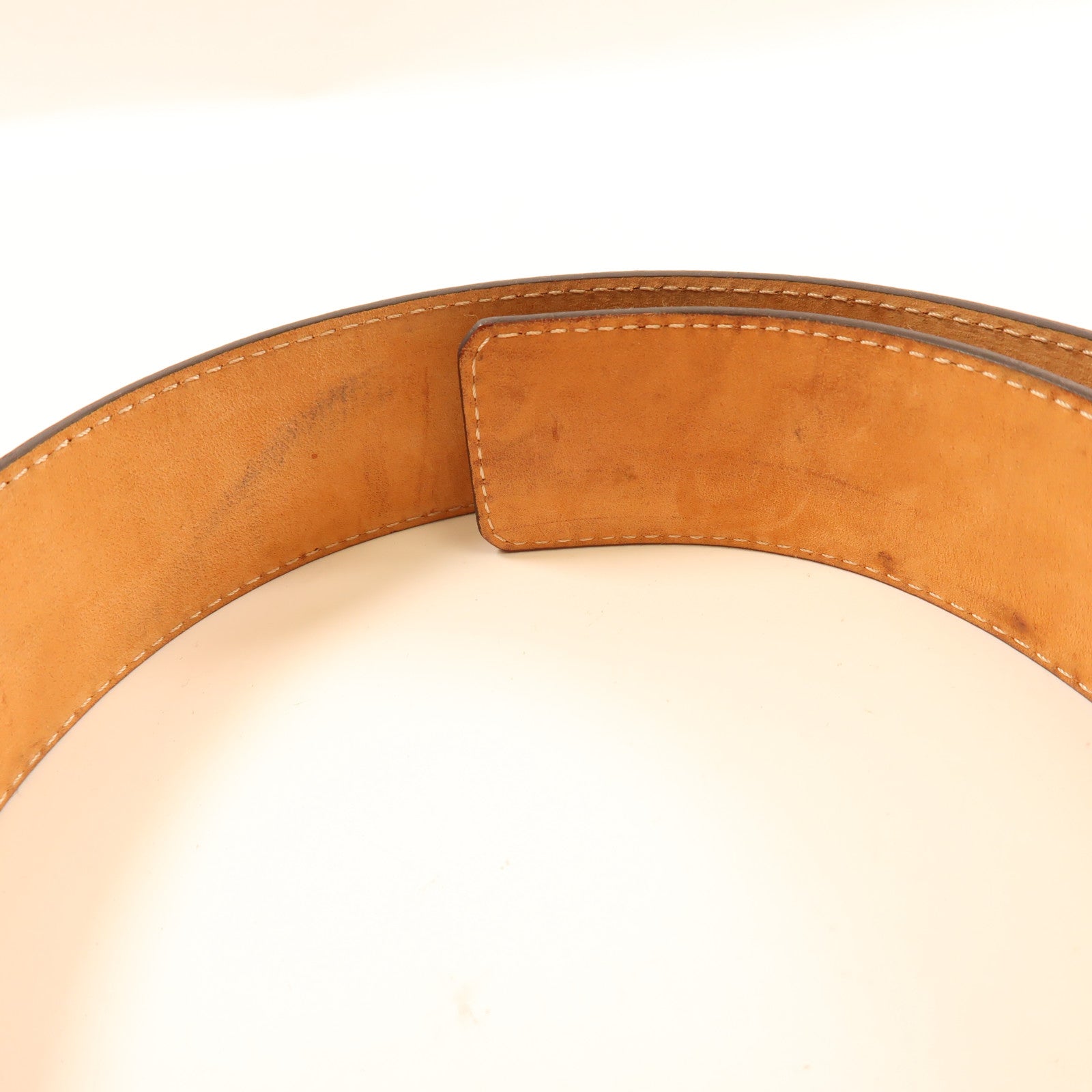 LOUIS VUITTON Monogram Initiales Belt金扣皮帶